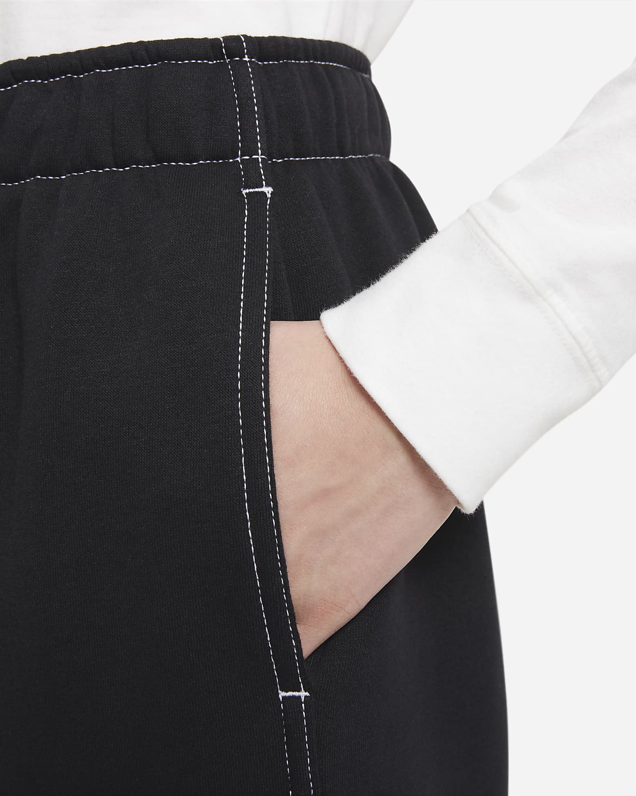 Pantaloni jogger casual in fleece Nike Sportswear Swoosh - Donna. Nike IT