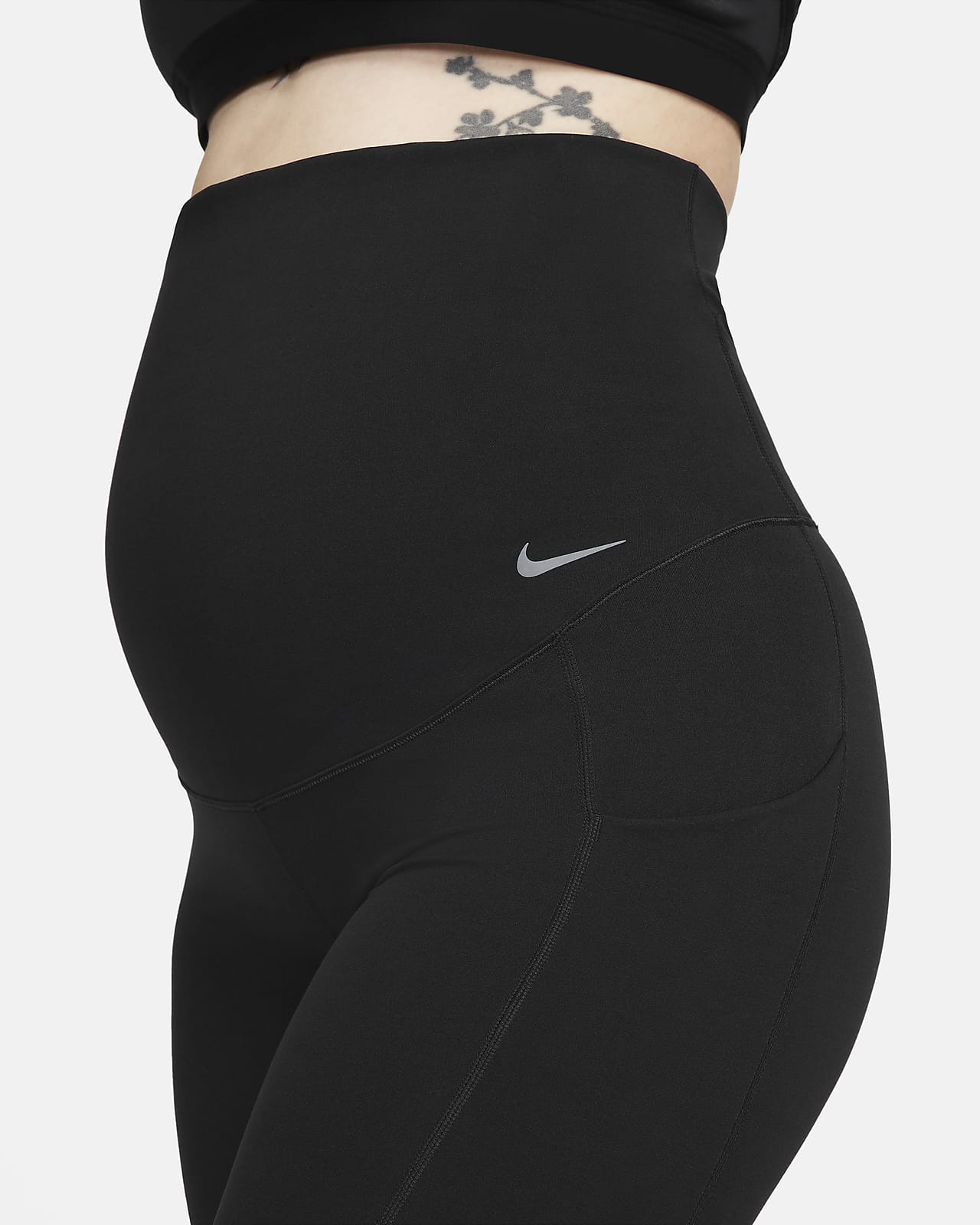 Nike Zenvy (M) Women's Gentle-Support High-Waisted 7/8 Leggings (Maternity)