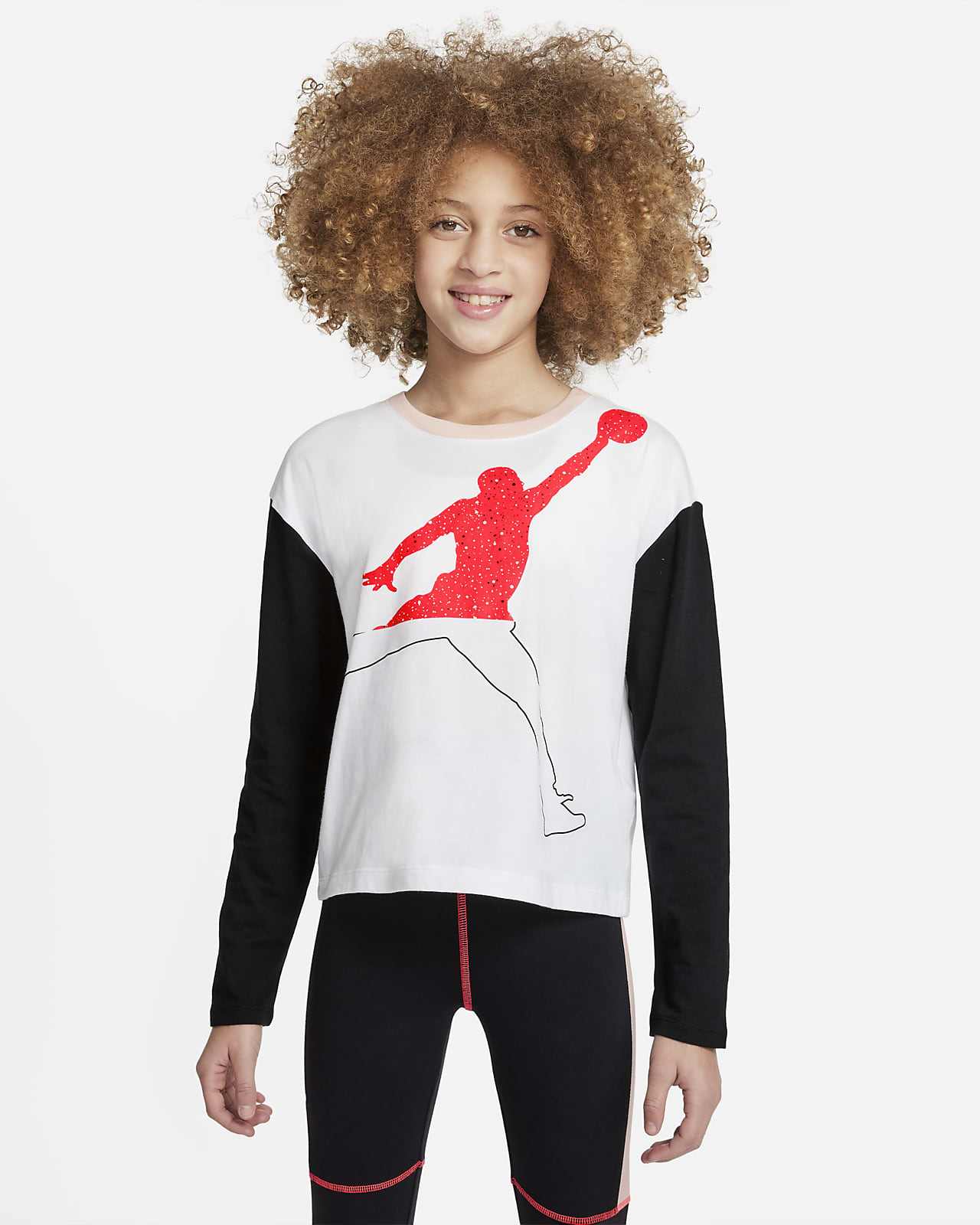 Jordan Big Kids' (Girls) Long-Sleeve T-Shirt. Nike.com