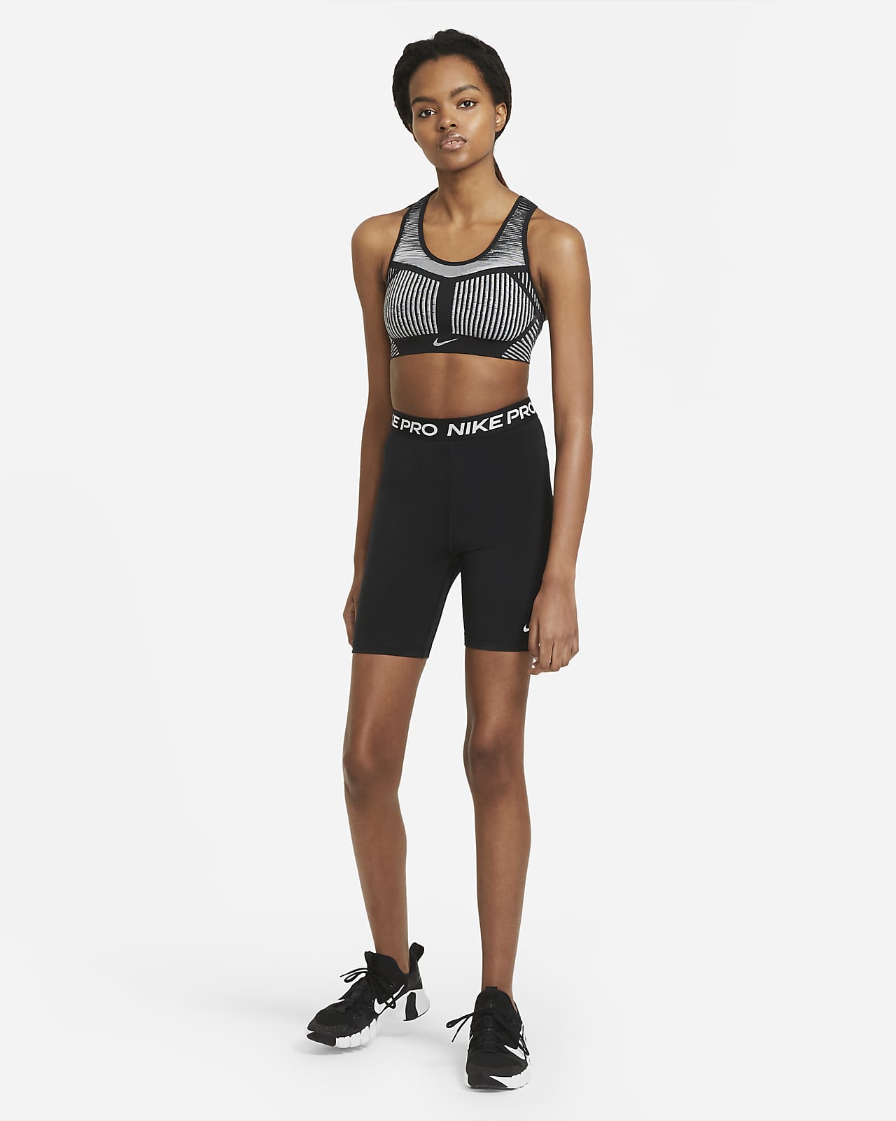 Nike FE/NOM Flyknit Women's High-Support Non-Padded Sports Bra. Nike BE