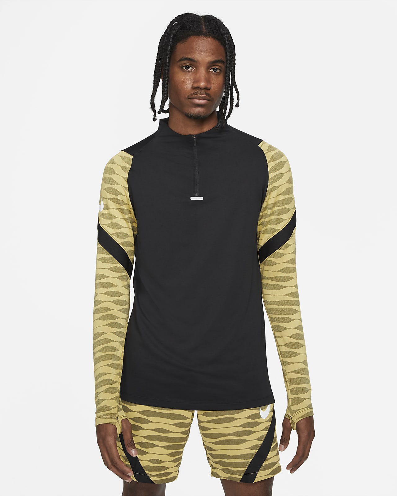 Nike Dri Fit Strike Men S 1 4 Zip Football Drill Top Nike No