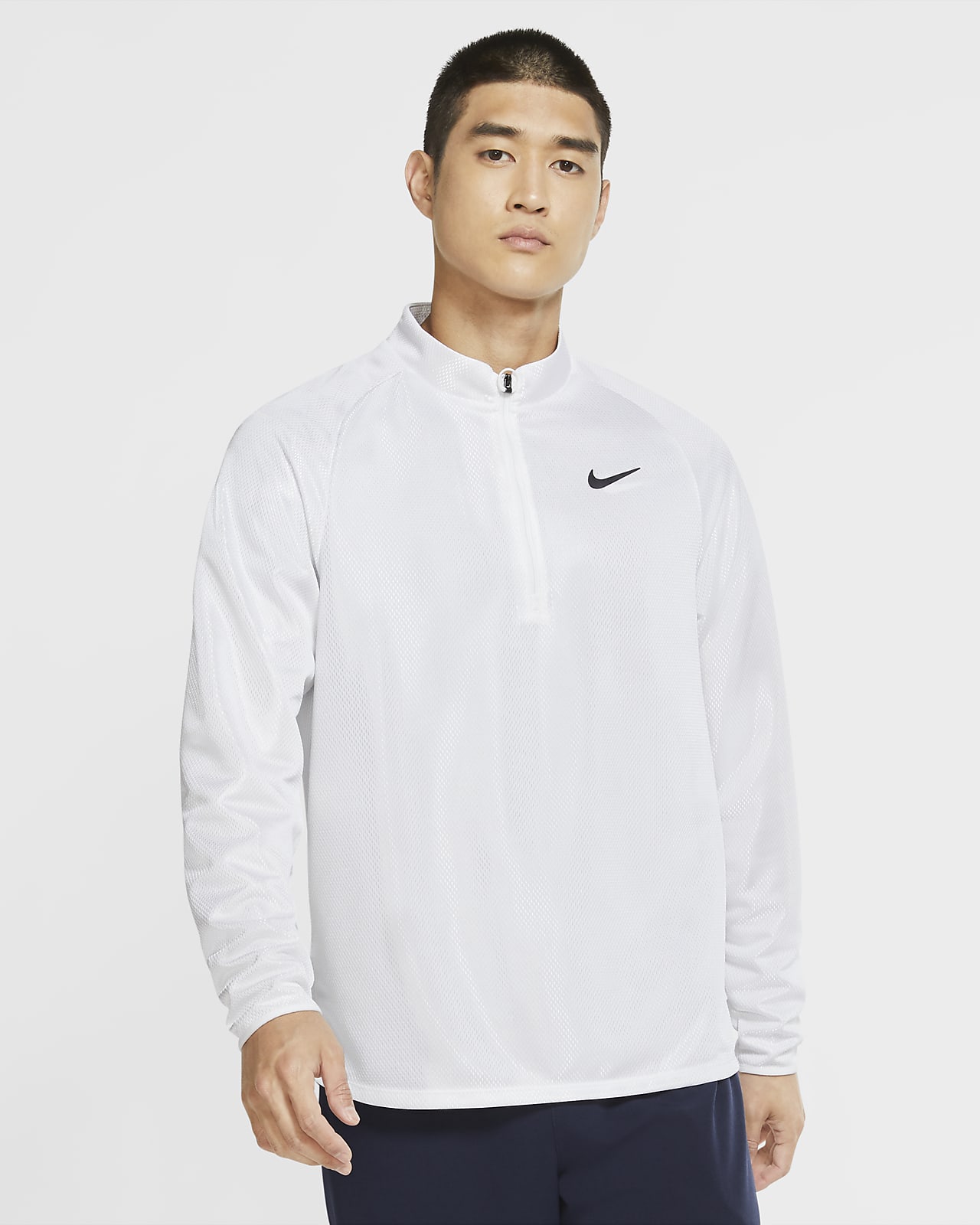 Long-Sleeve 1/2-Zip Tennis Top. Nike SA