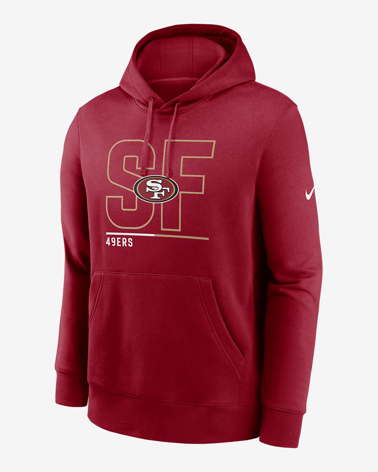 Nike City Code Club (NFL San Francisco 49ers) Men's Pullover Hoodie.