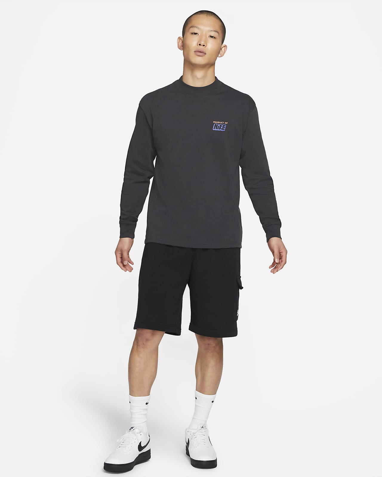 nike mock neck t shirt