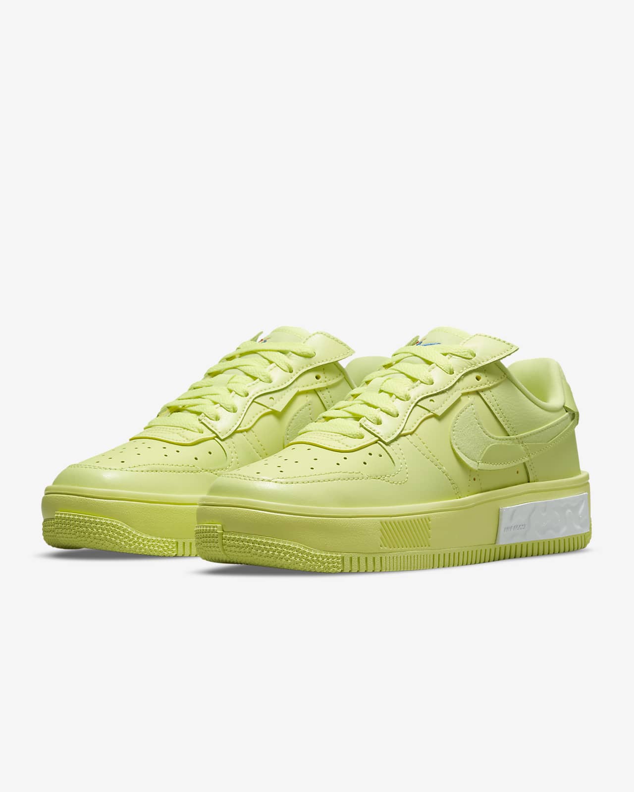 nike air force 1 womens yellow tick