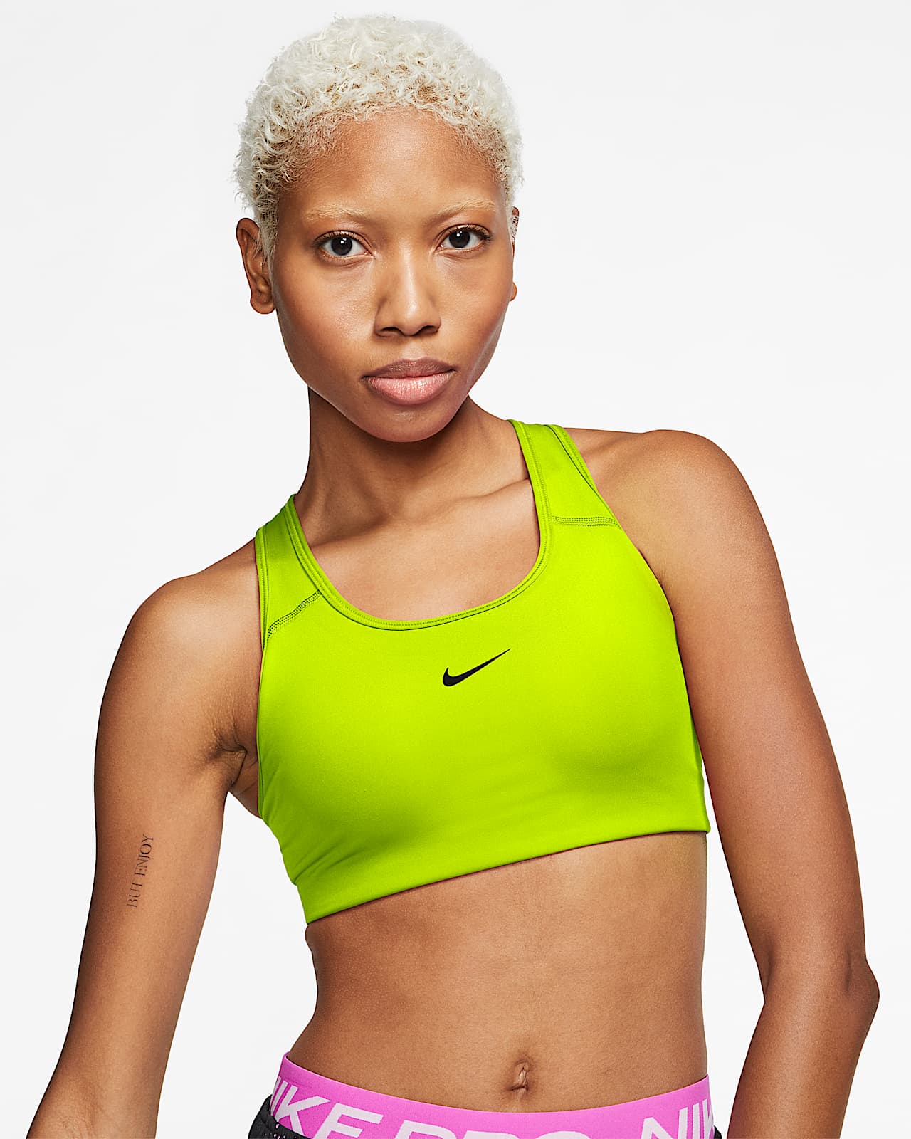 nike women's pro classic swoosh compression sports bra
