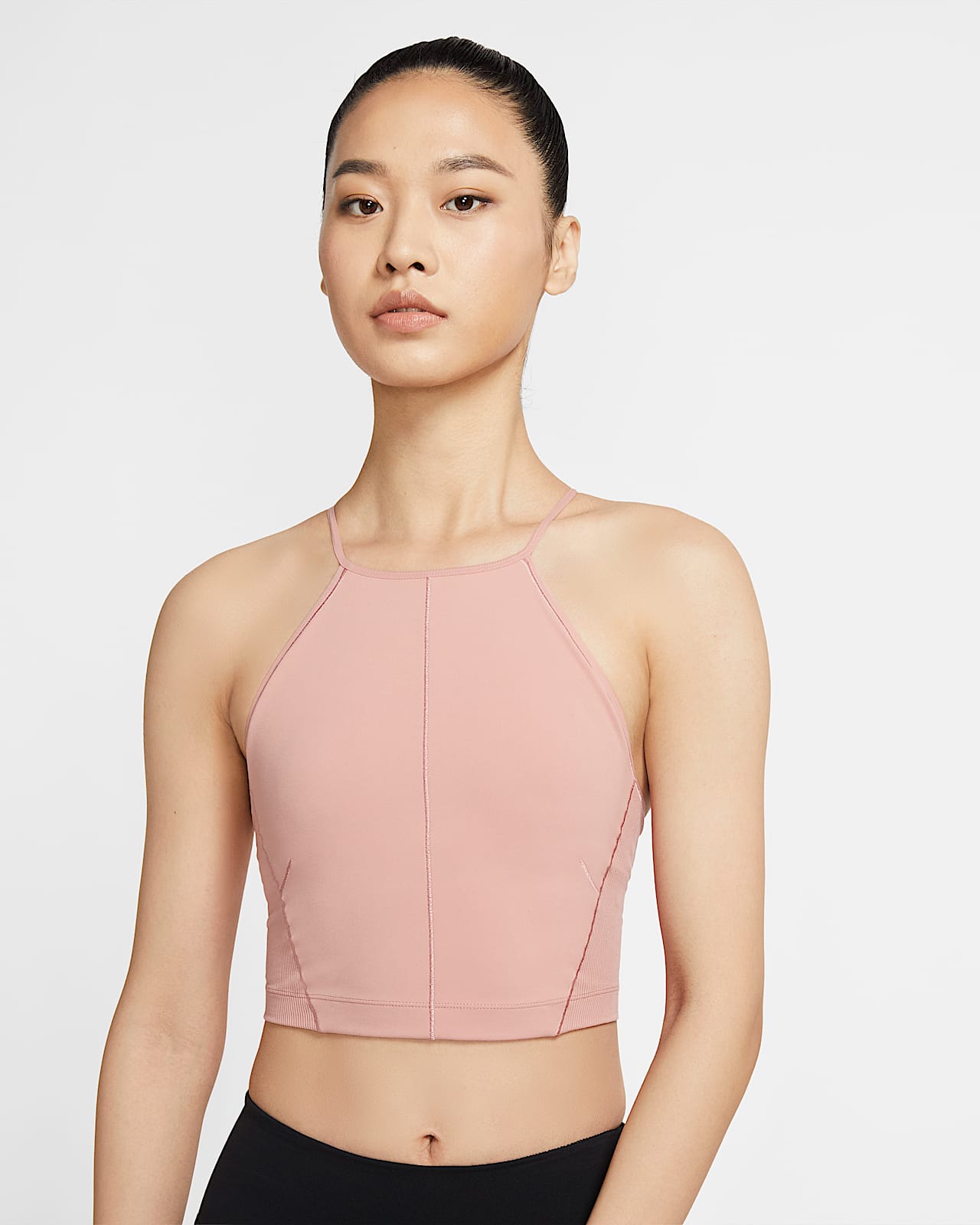 nike women's cropped tank top