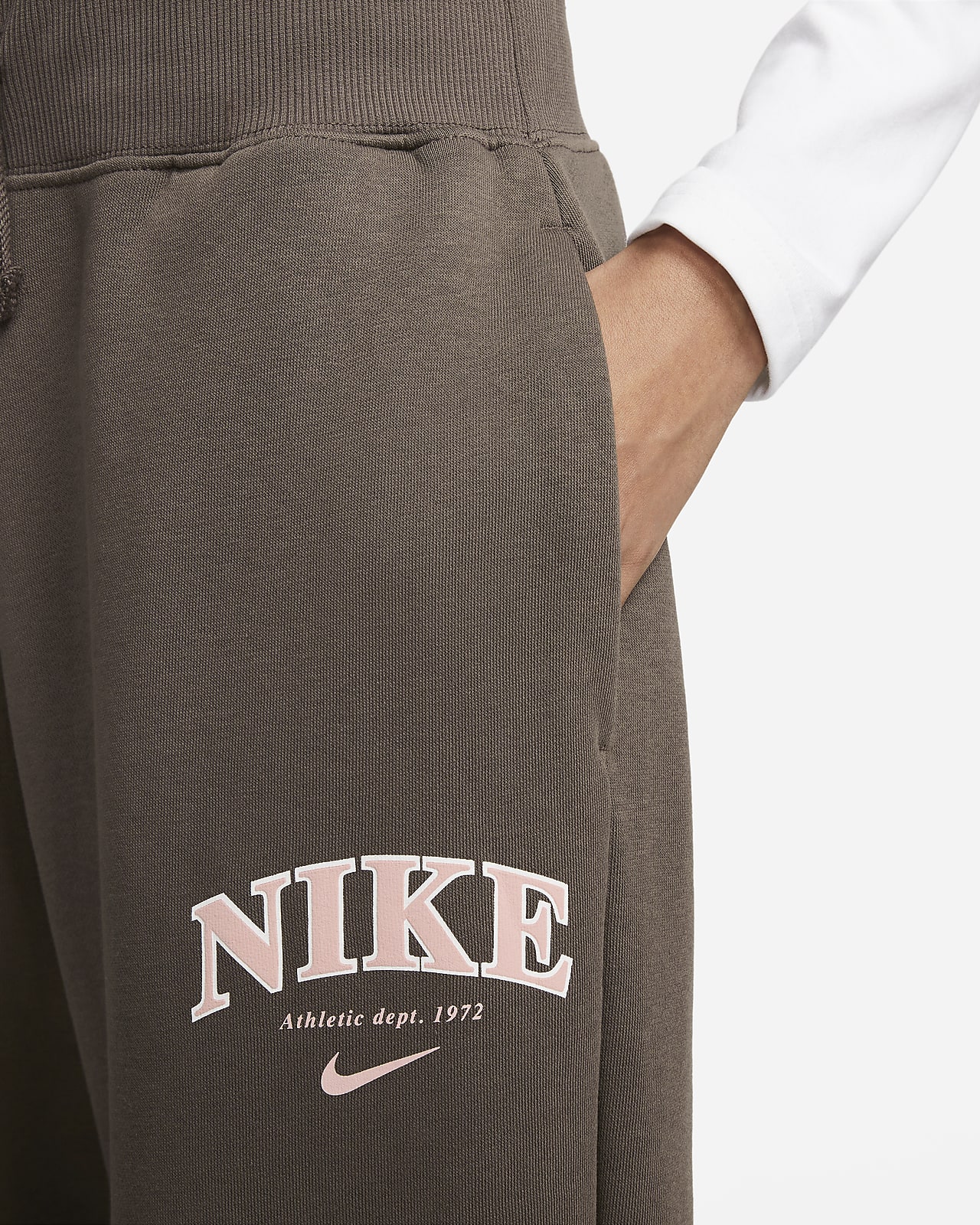 papel Materialismo Superar Nike Sportswear Phoenix Fleece Pantalón de chándal oversize de talle alto -  Mujer. Nike ES