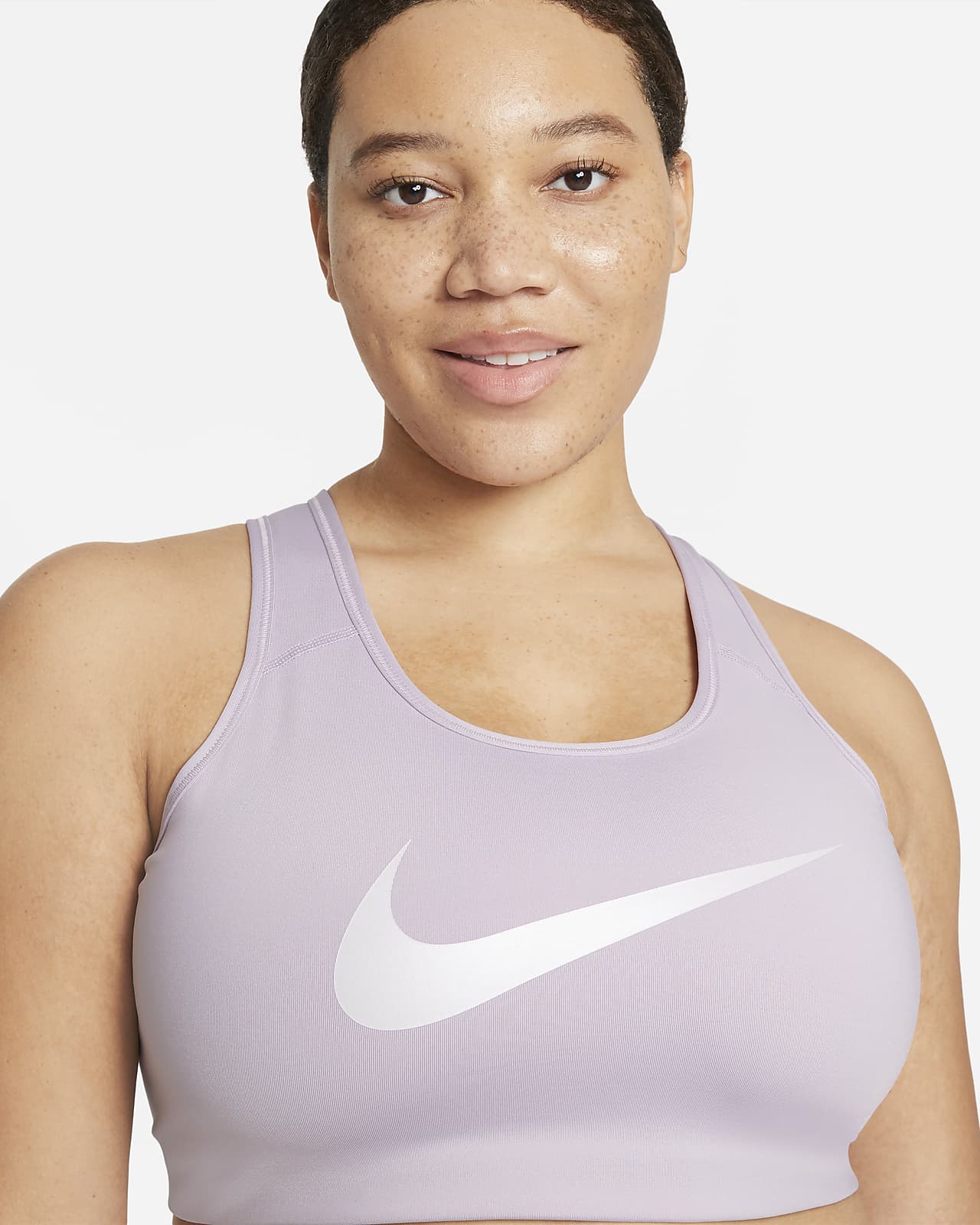 Nike Women's Dri-FIT Swoosh Medium-Support Non