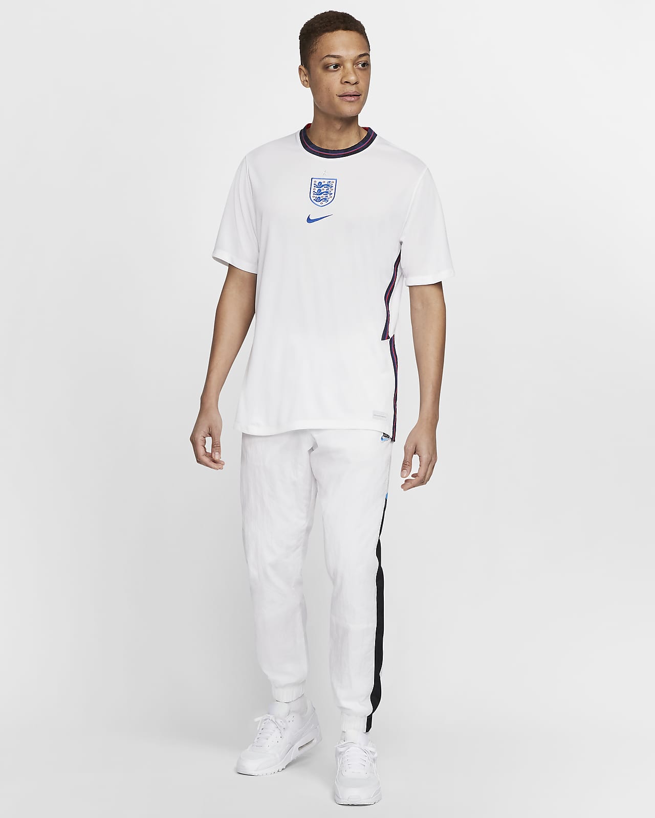 white nike football top