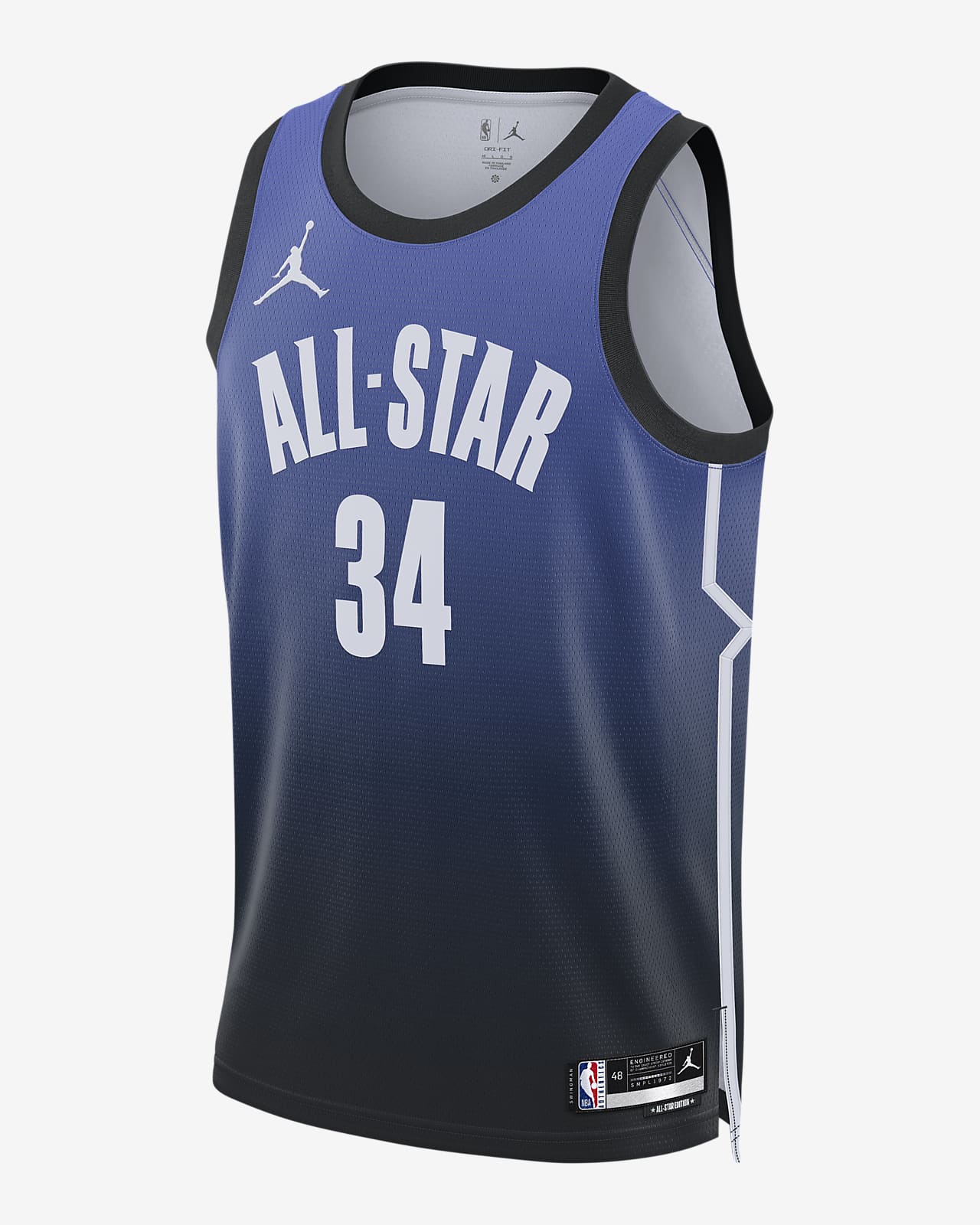 Giannis Antetokounmpo All-Star Jordan Dri-FIT NBA Swingman Jersey. Nike IN