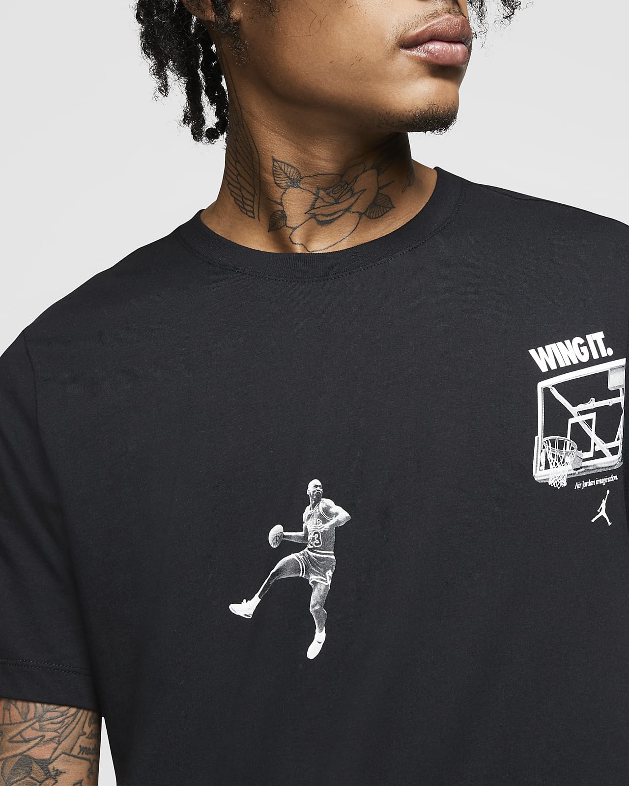 Jordan 'Wing It' Men's T-Shirt. Nike ID