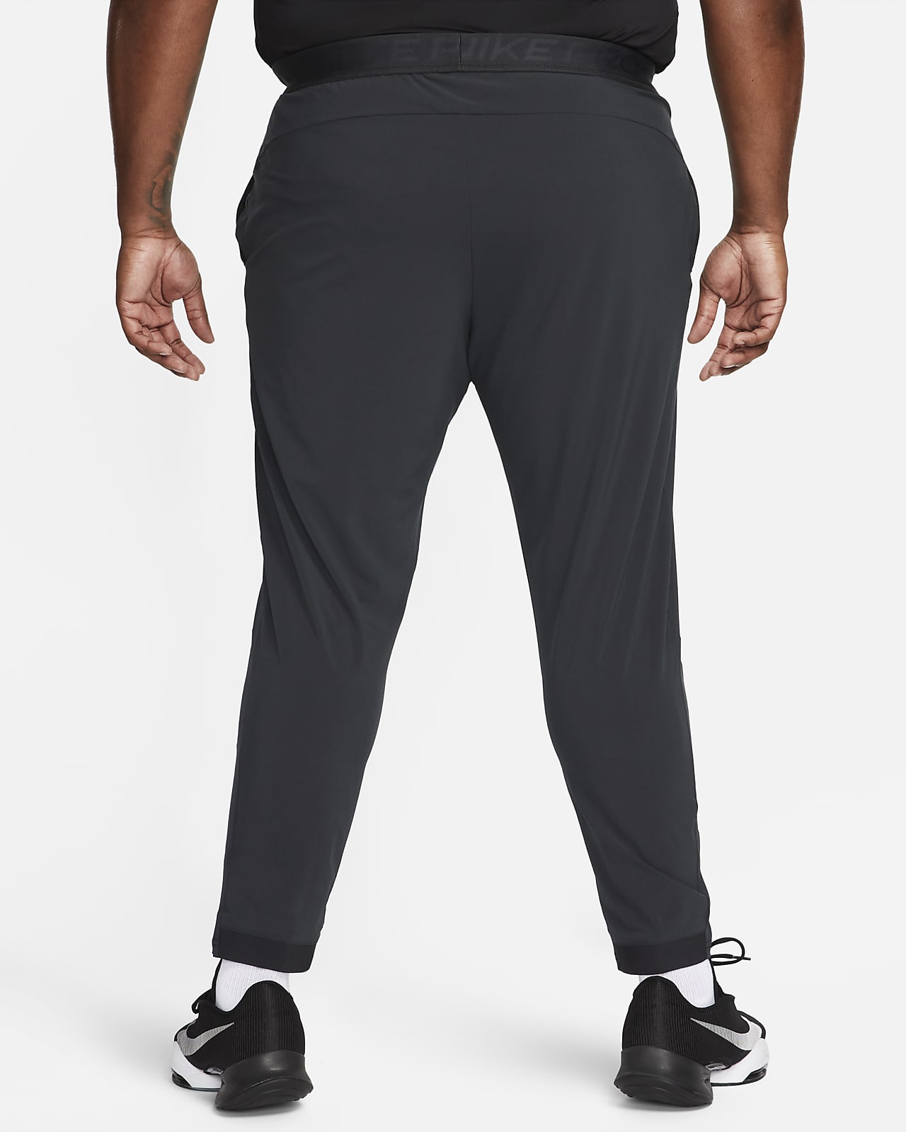 Nike Pro Hypercool Grey and Black Space dyed Neutral mesh athletic