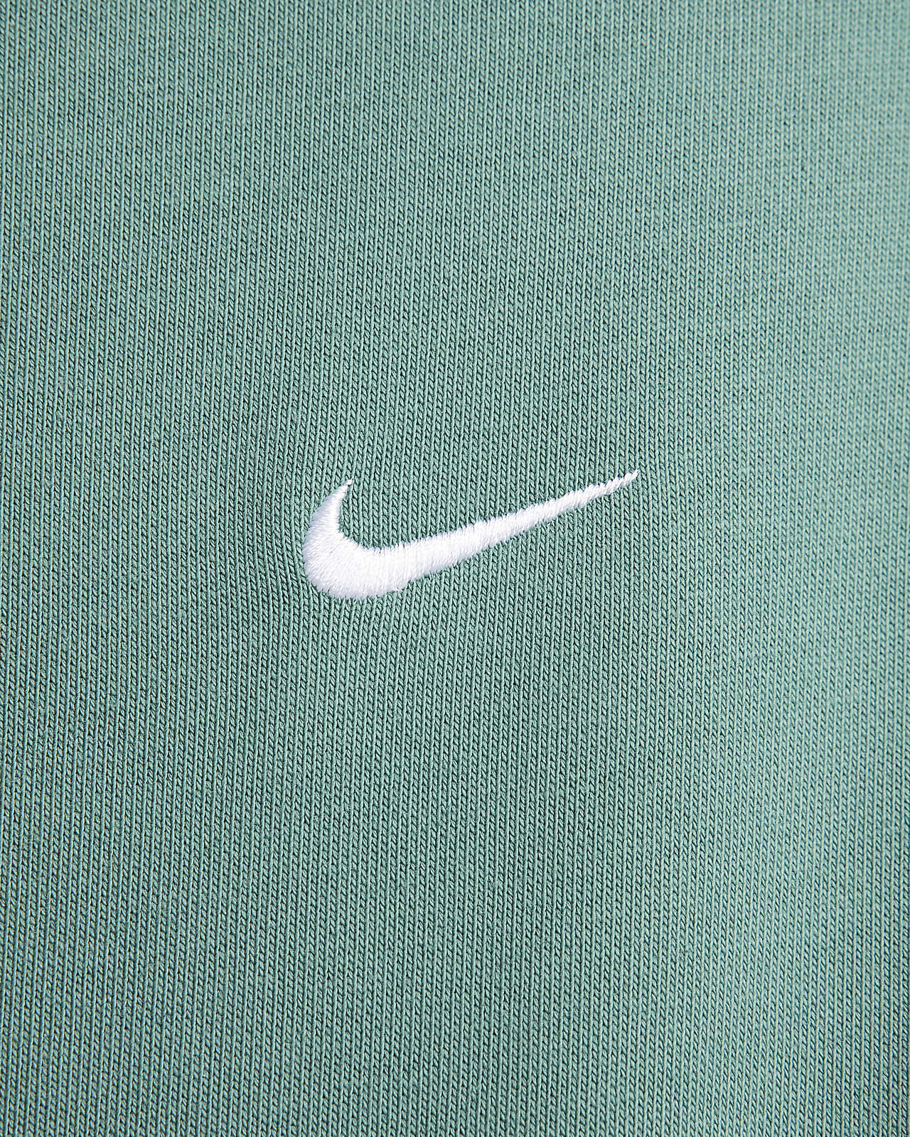 Nike Solo Swoosh Fleece Pullover Hoodie Grey - BIRCH HEATHER/WHITE
