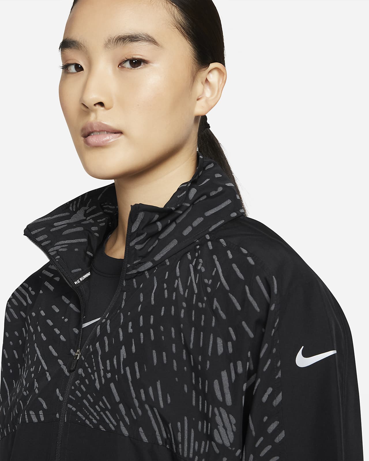 nike high visibility running jacket