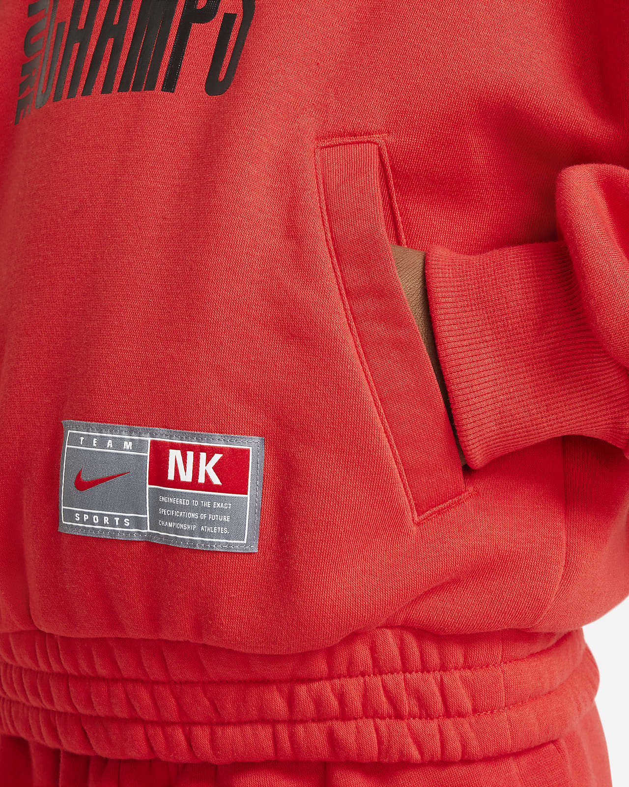 Nike air clearance red hoodie