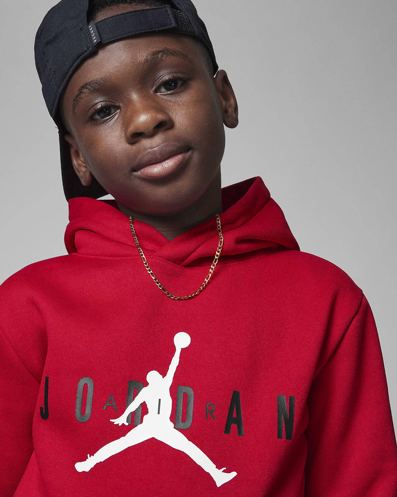 Jordan Younger Kids' Sustainable Pullover Hoodie. Nike GB