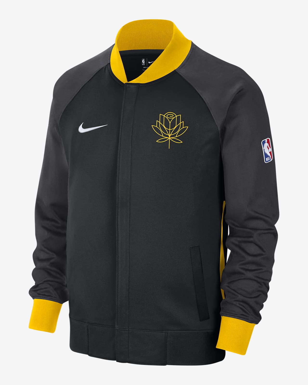 Golden State Warriors Showtime City Edition Men's Nike Dri-FIT NBA Long ...