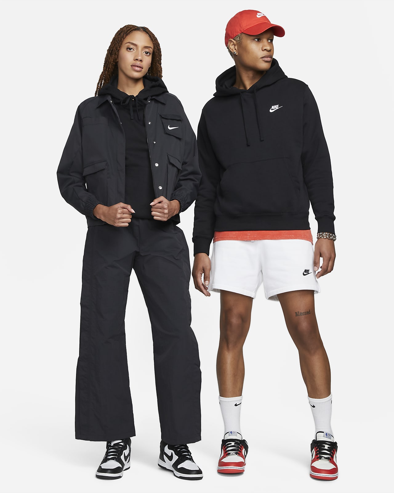 Sweat Nike Sportswear Club Fleece pour Homme - BV2662-259 - Marron