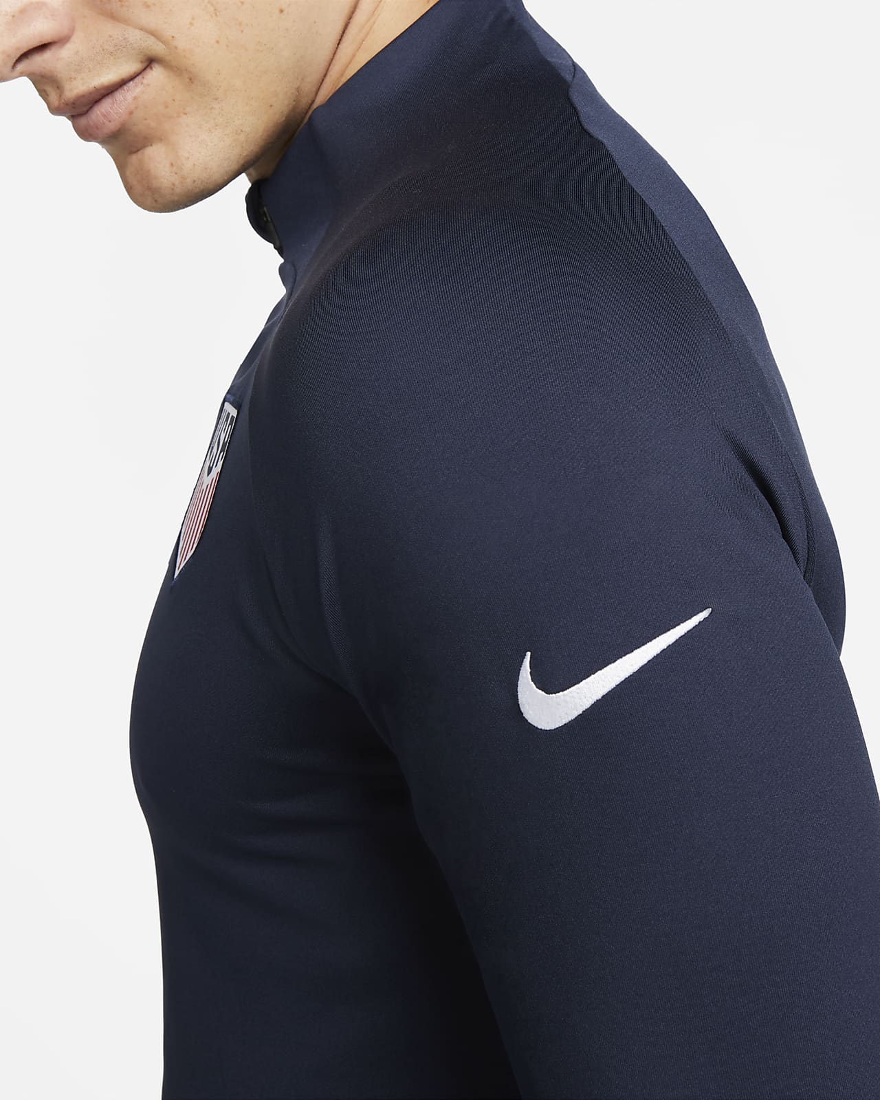 Genuino demostración Sociología Camiseta de entrenamiento de fútbol Nike Dri-FIT de tejido Knit para hombre  U.S. Strike. Nike.com