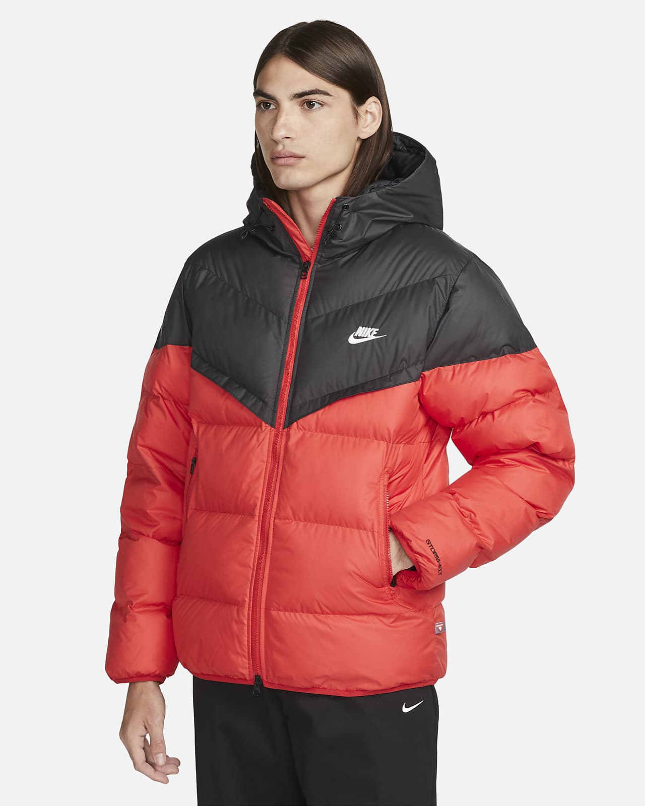 Pánská péřová bunda Nike Windrunner PrimaLoft® Storm-FIT s kapucí