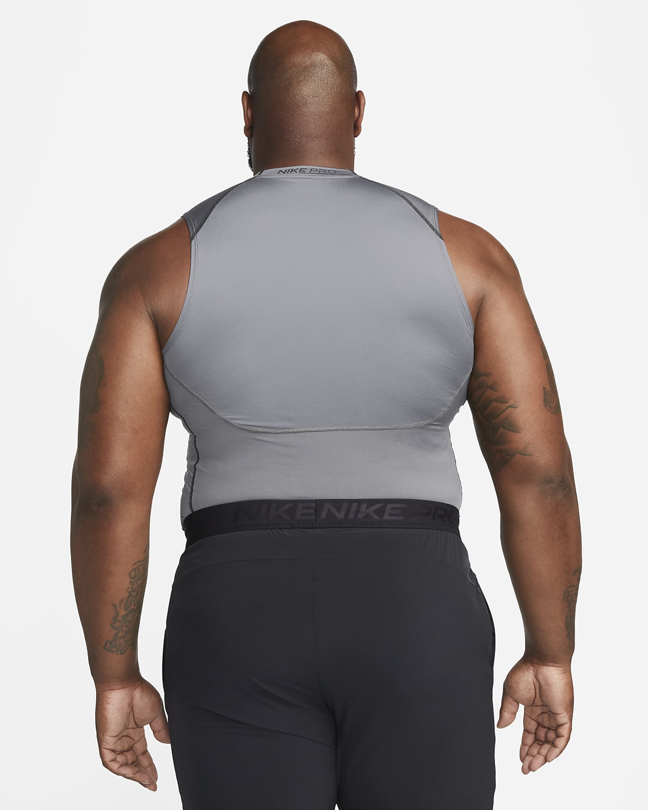 Nike Pro Compression Sleeveless Shirt - Gray