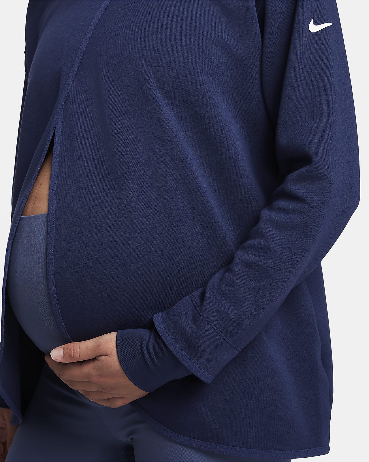 Nike Women's Maternity Pullover Brown Heather Jacket Size Small CQ9286-032  $85