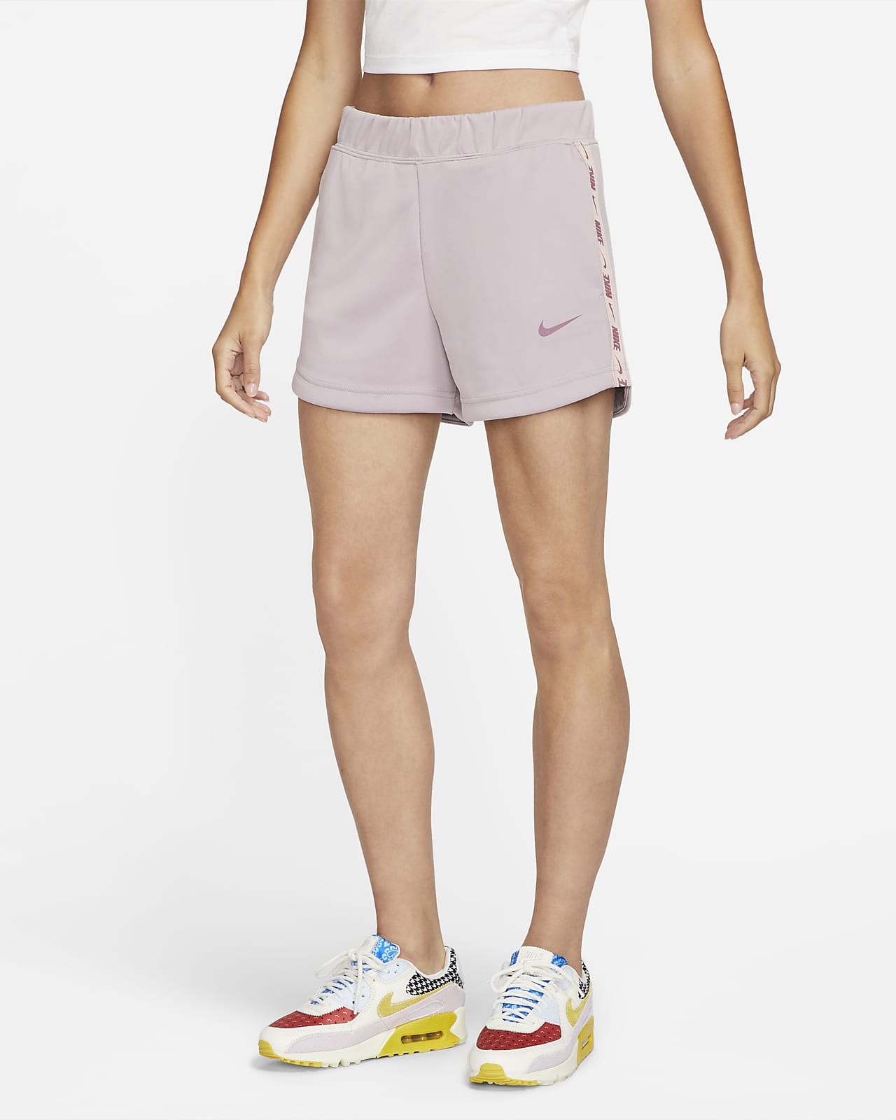 nike terry shorts womens