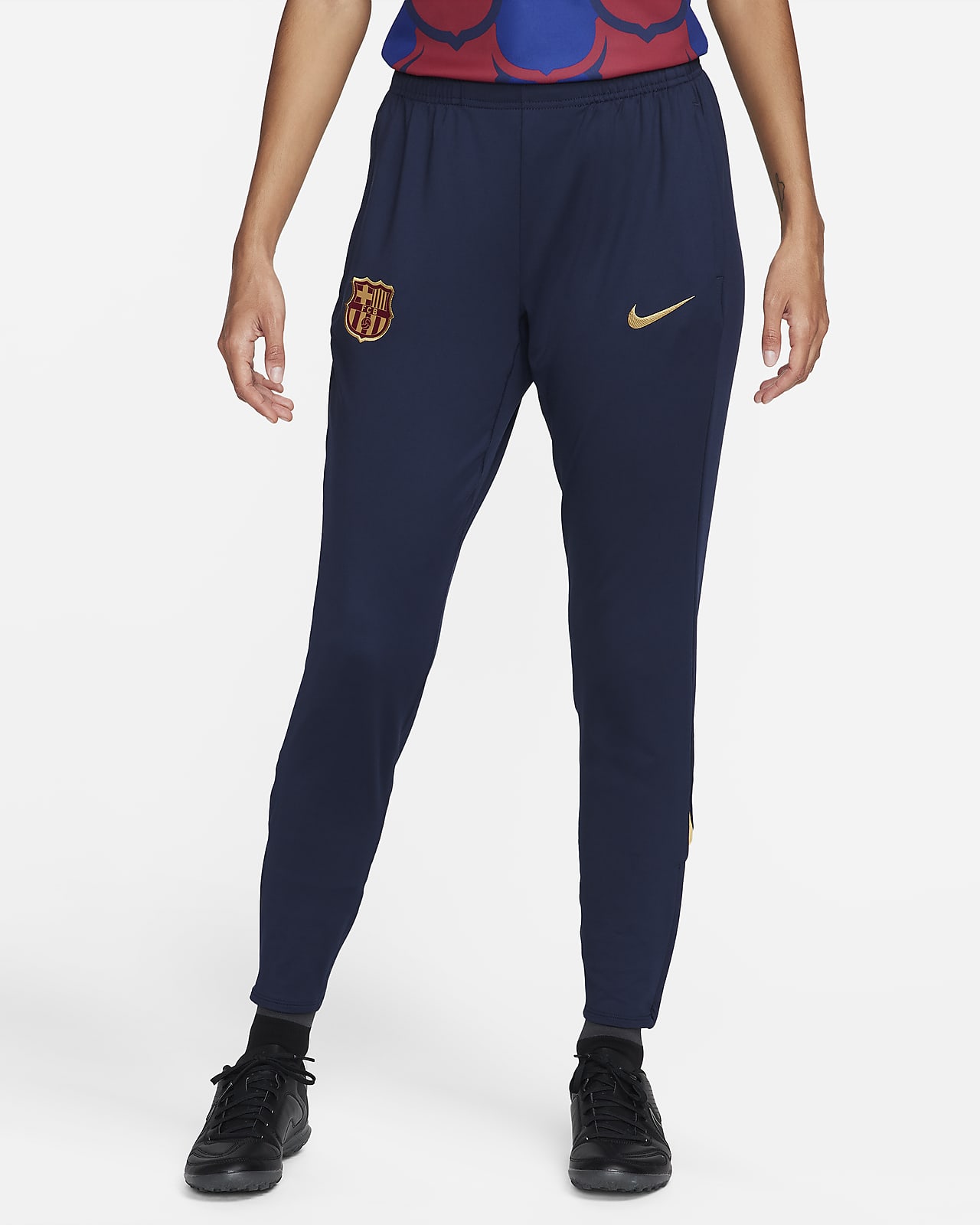Calças de futebol Nike Dri-FIT Strike FC Barcelona para mulher