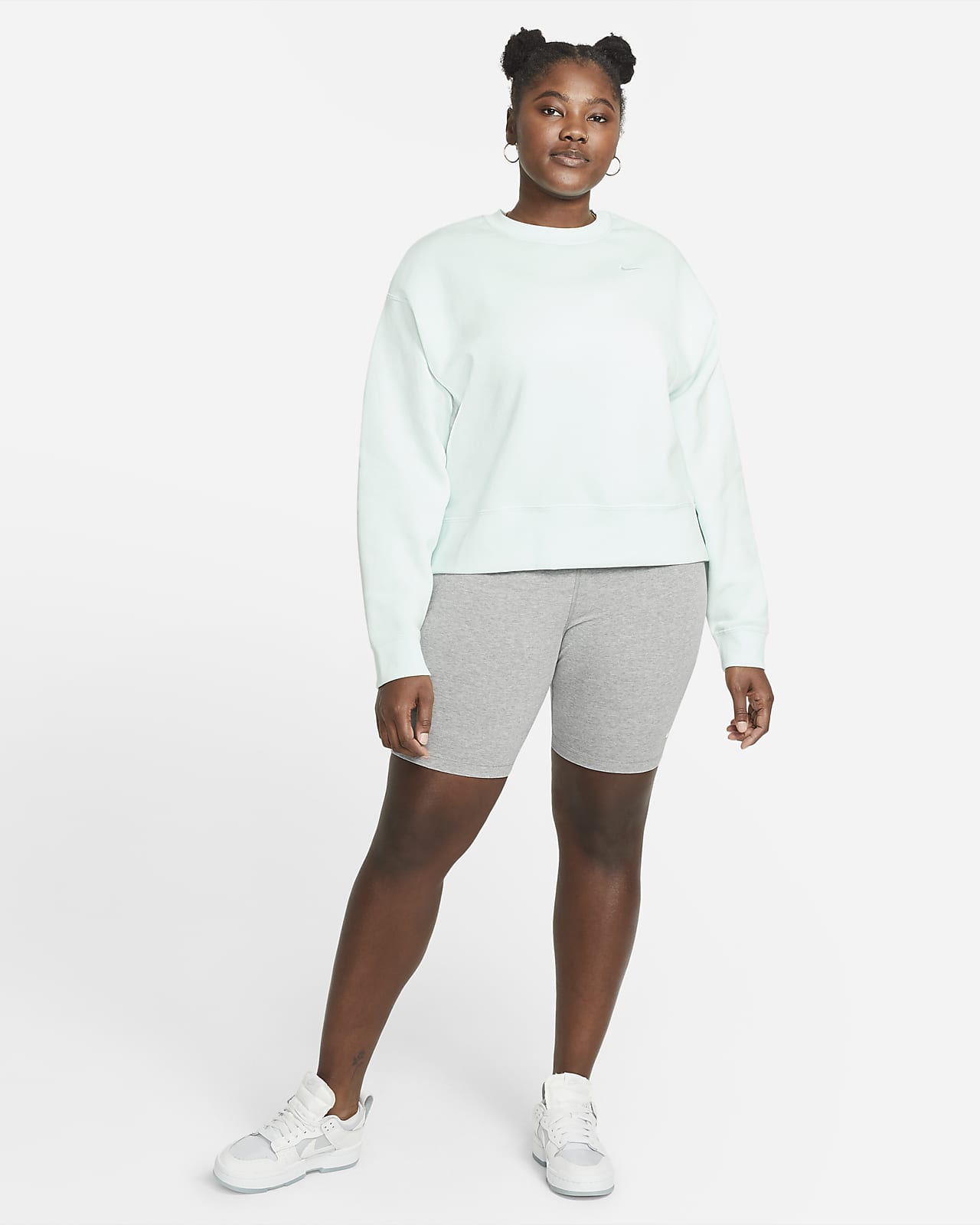 Fleece Crew Sweatshirt (Plus Size). Nike LU