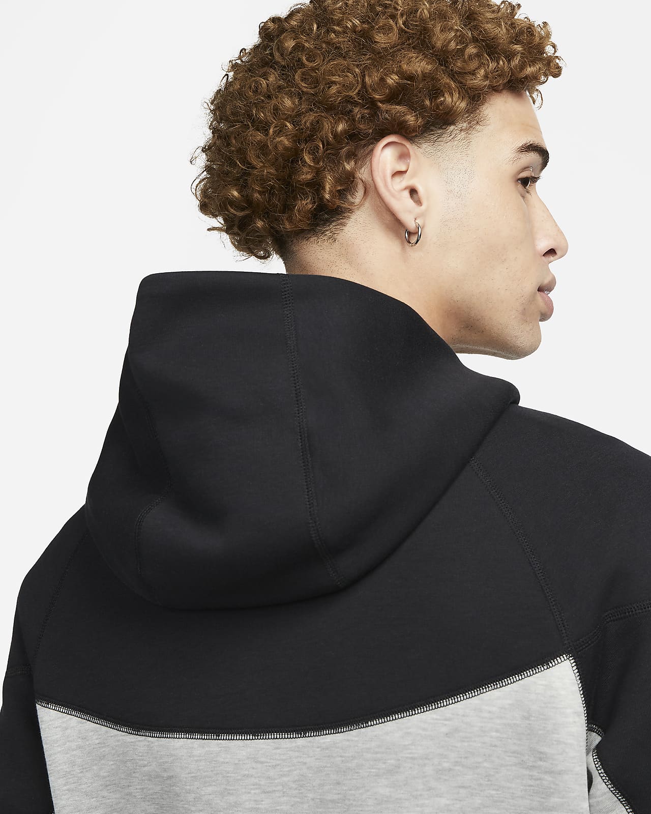 nike tech fleece carbon heather hoodie