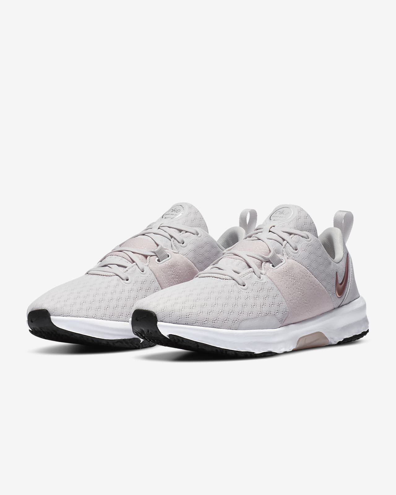 nike city trainer grey pink