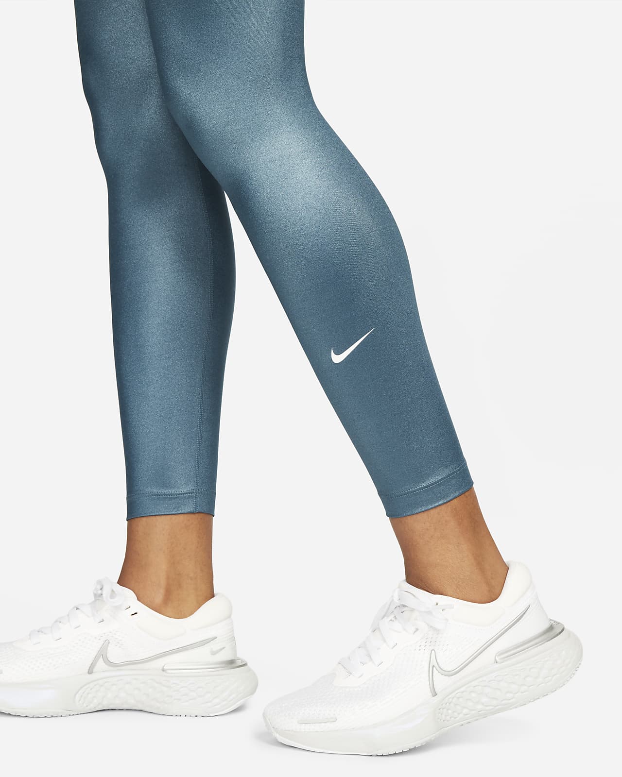 silver nike leggings