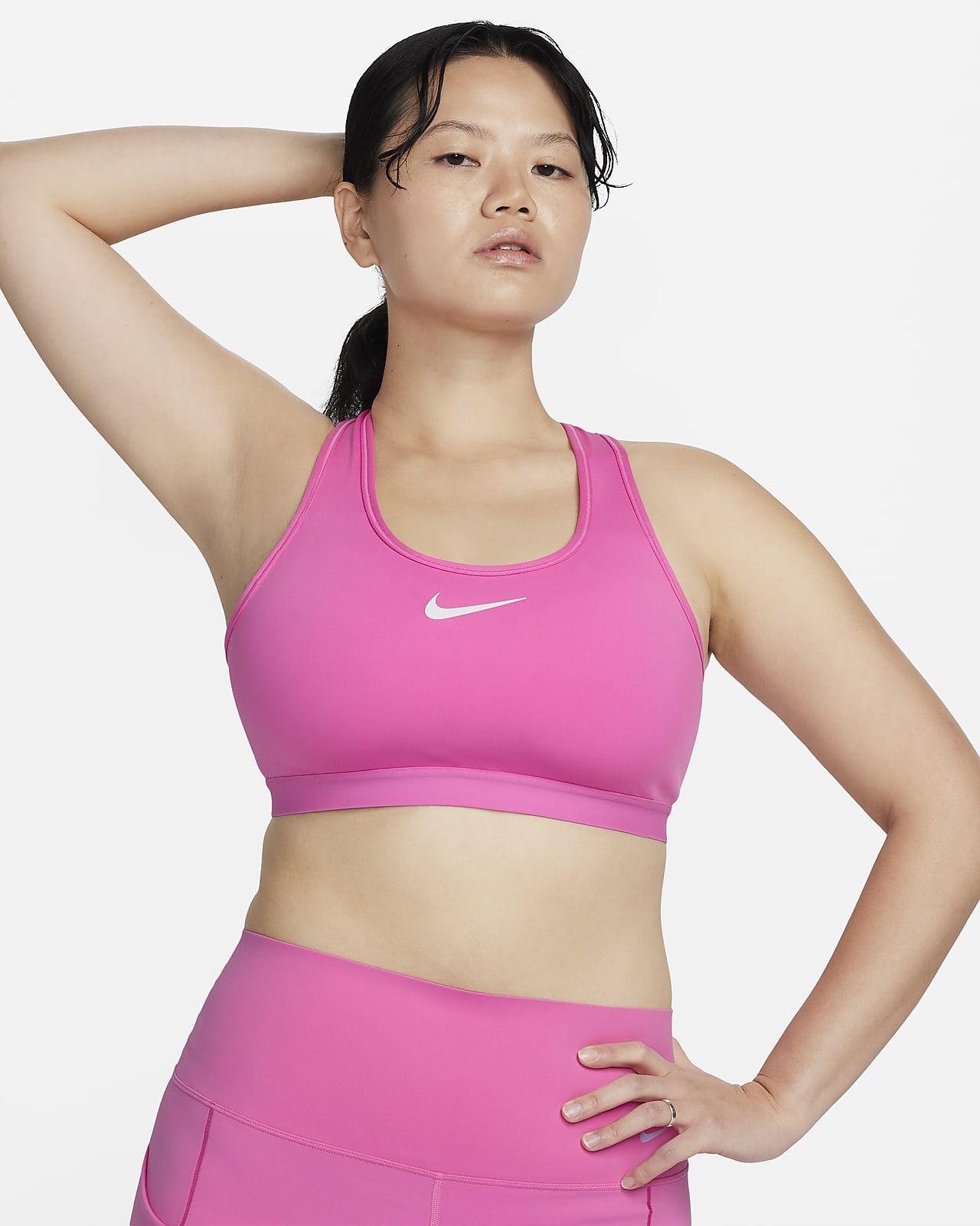 Women's Nike Dri-fit Swoosh High-Neck Camo Sports Bra Size Large RRP £37.95  BNWT
