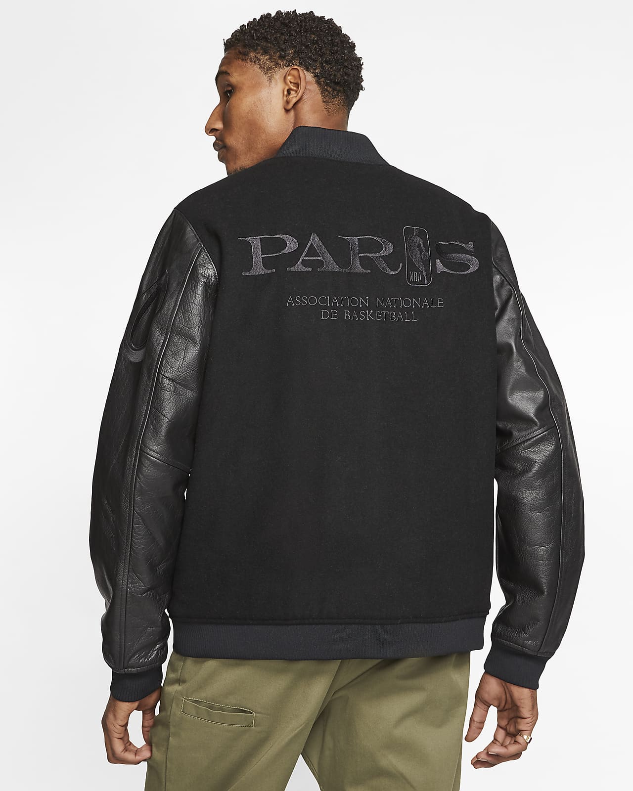 Nike Courtside «Paris» NBA Destroyer jakke til herre. Nike NO Nike Sportswear JACKET Lett jakke university redblack