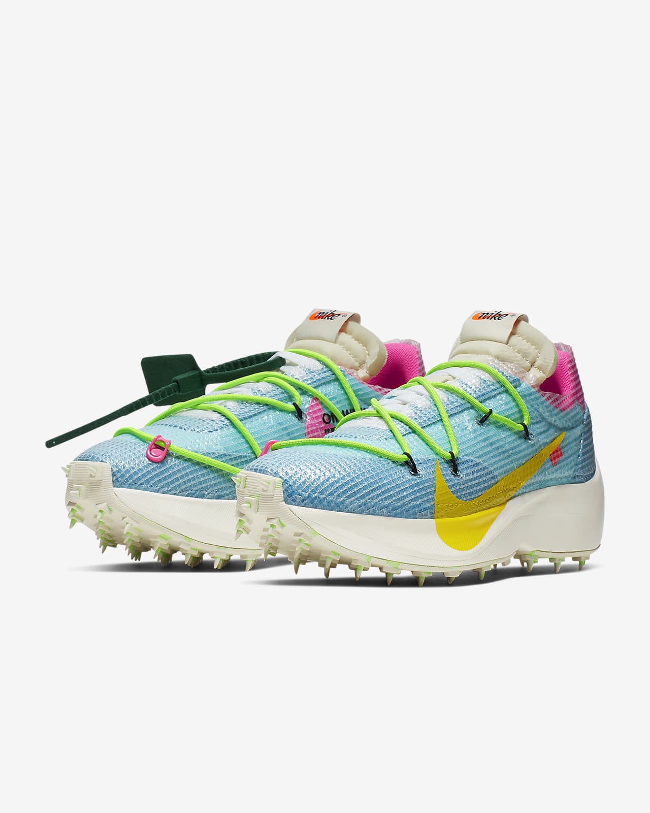 off white nike track spikes