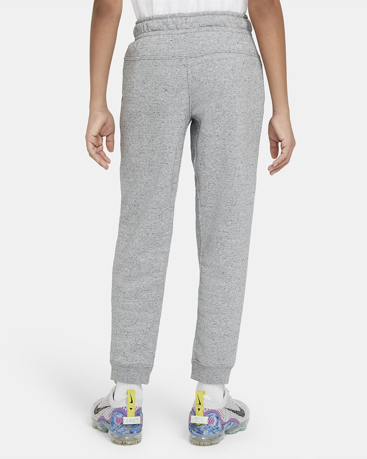 nike grey sweatpants with elastic ankles