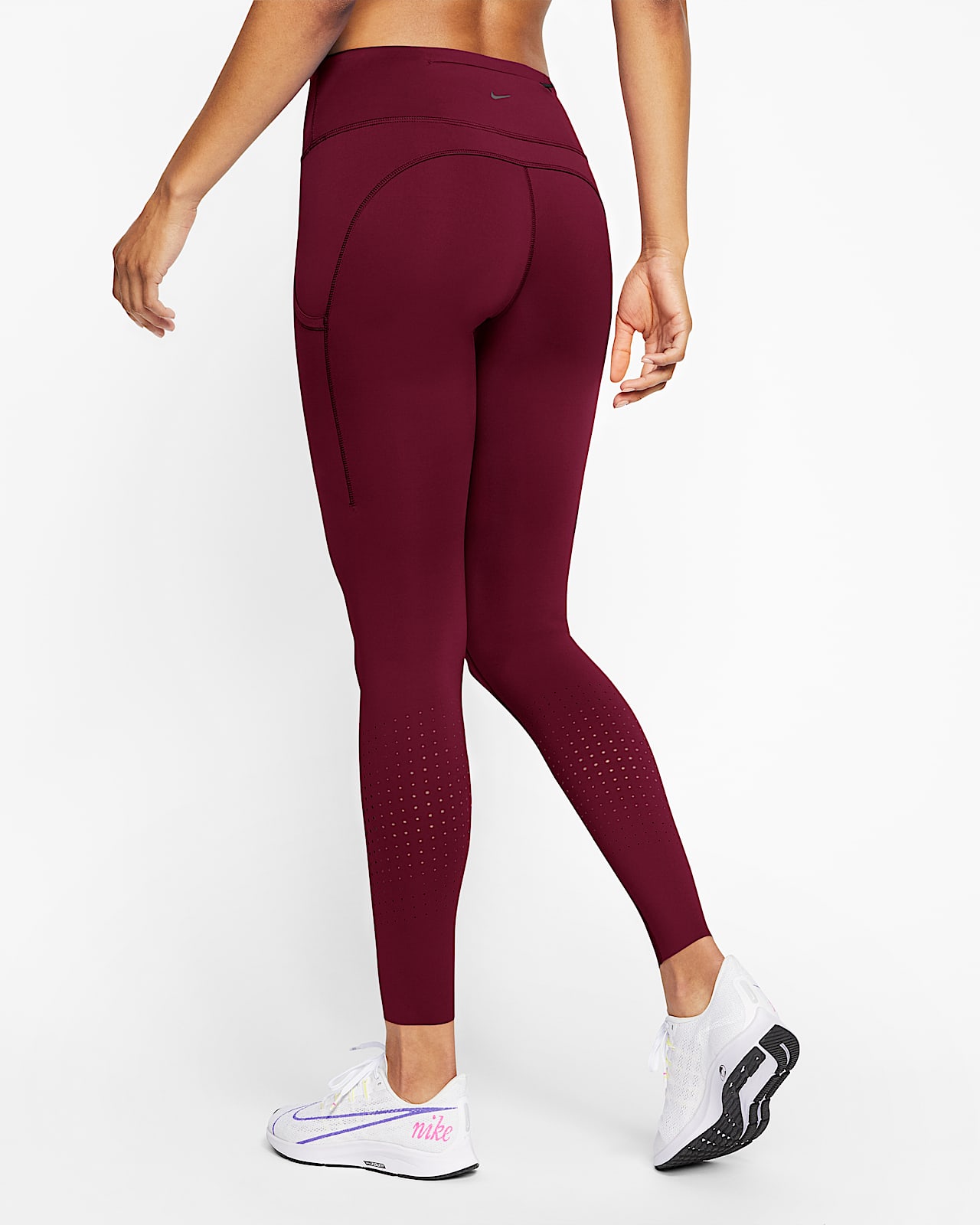 nike running swoosh repeat tights