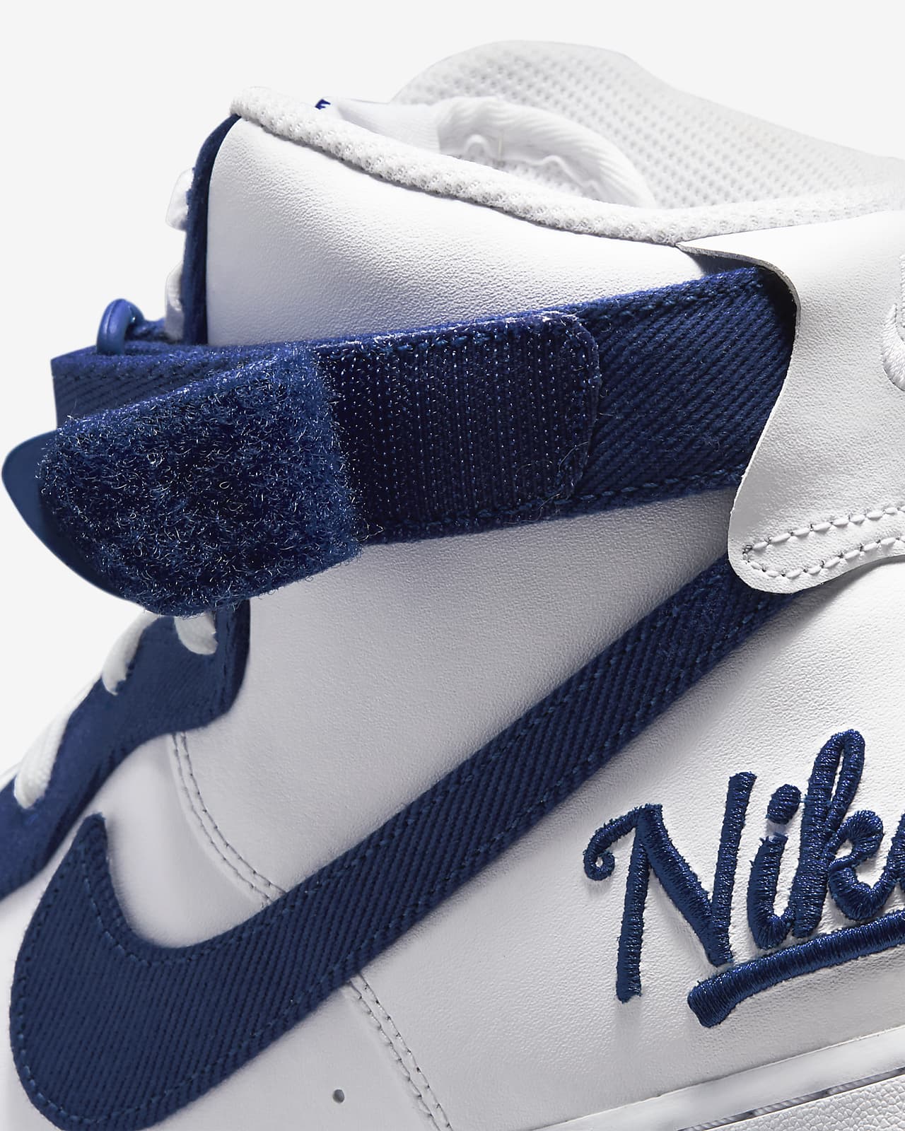 blue white nike air force 1 high