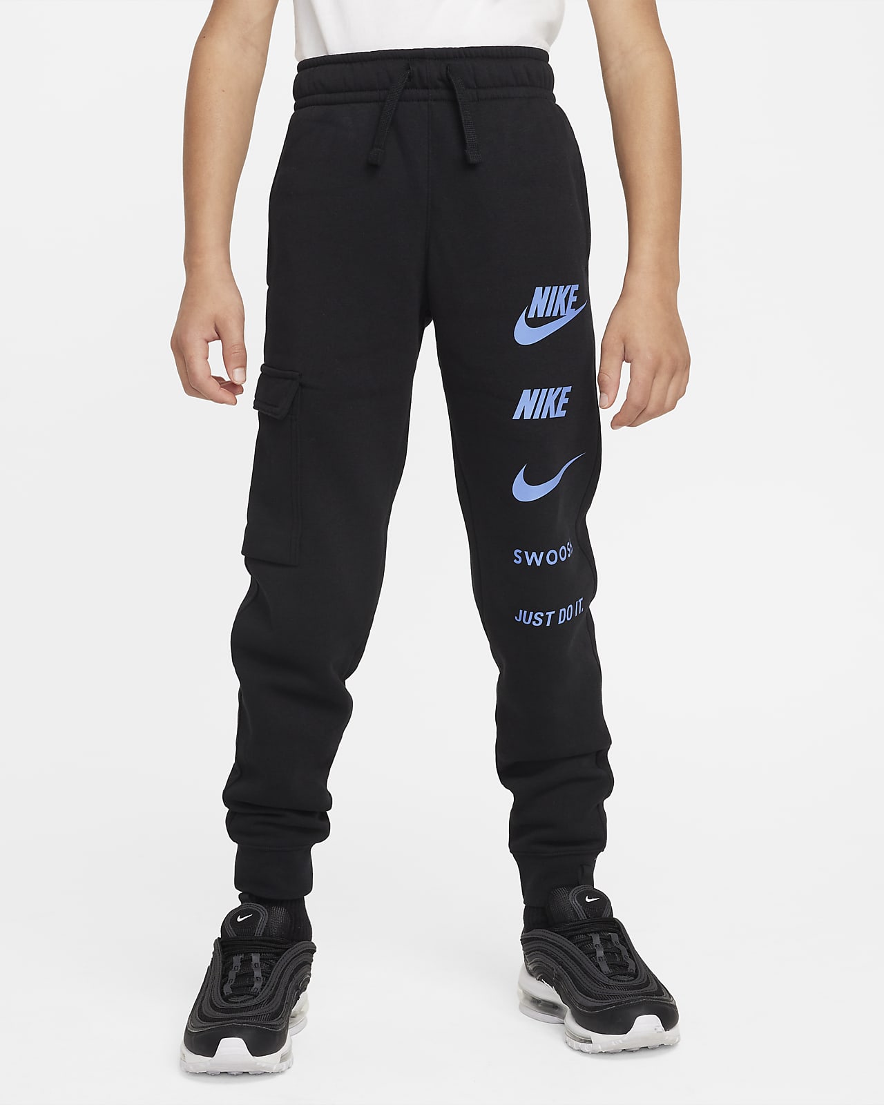 Sportswear Older Kids' (Boys') Fleece Cargo Trousers. Nike LU