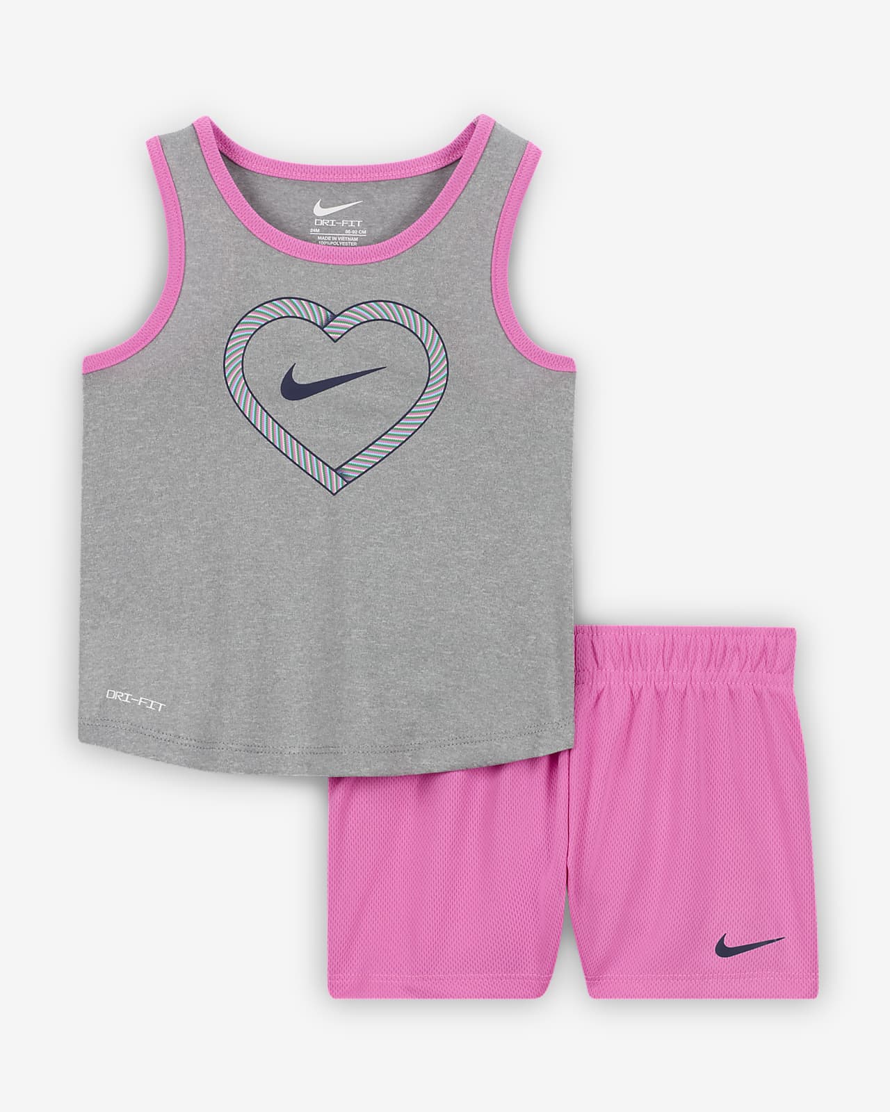 Nike Dri-FIT Happy Camper Baby (12-24M) Mesh Shorts Set