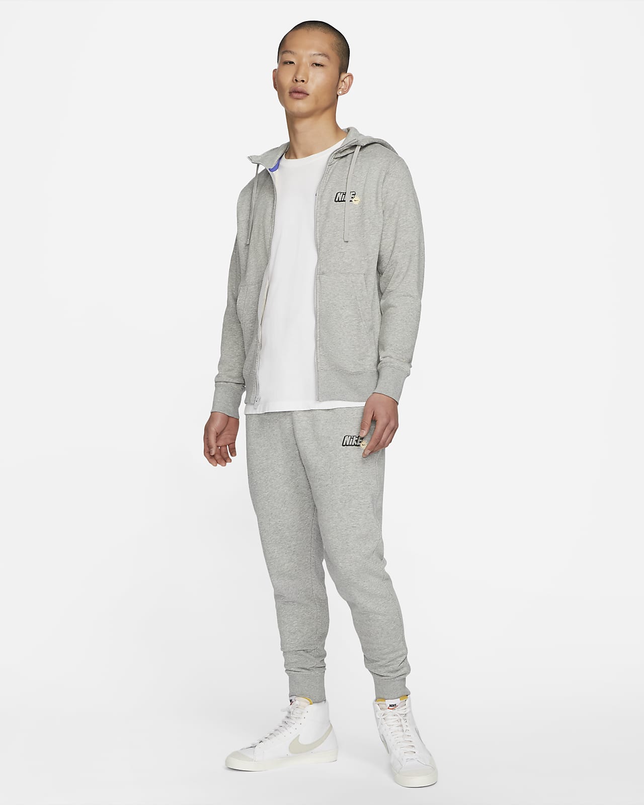 nike club french terry joggers