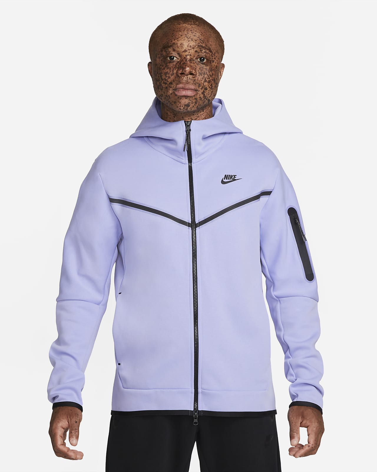 Nike Sportswear Tech Fleece Tam Boy Fermuarlı Erkek Kapüşonlu Üst