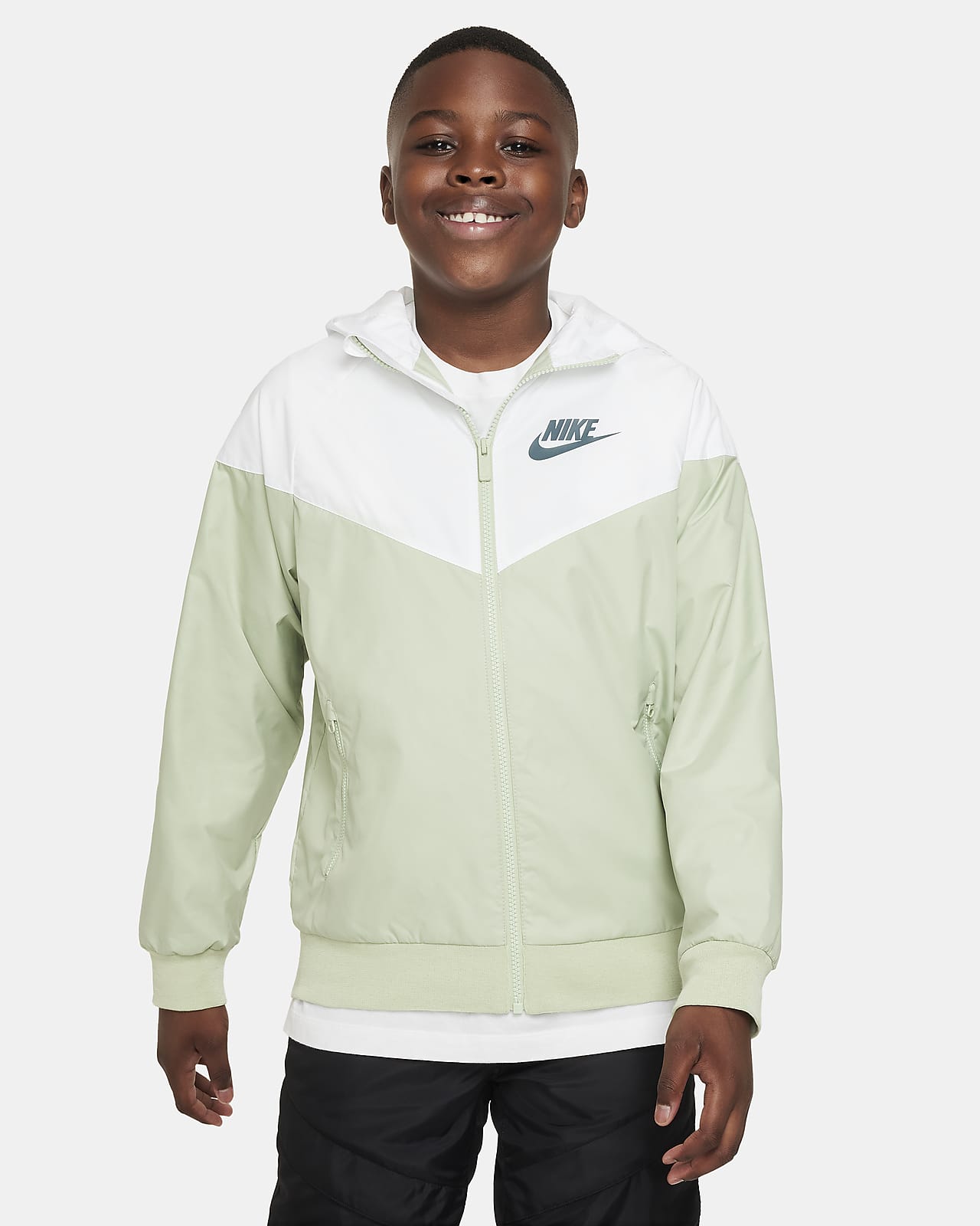 Chamarra con capucha nike sportswear windrunner store