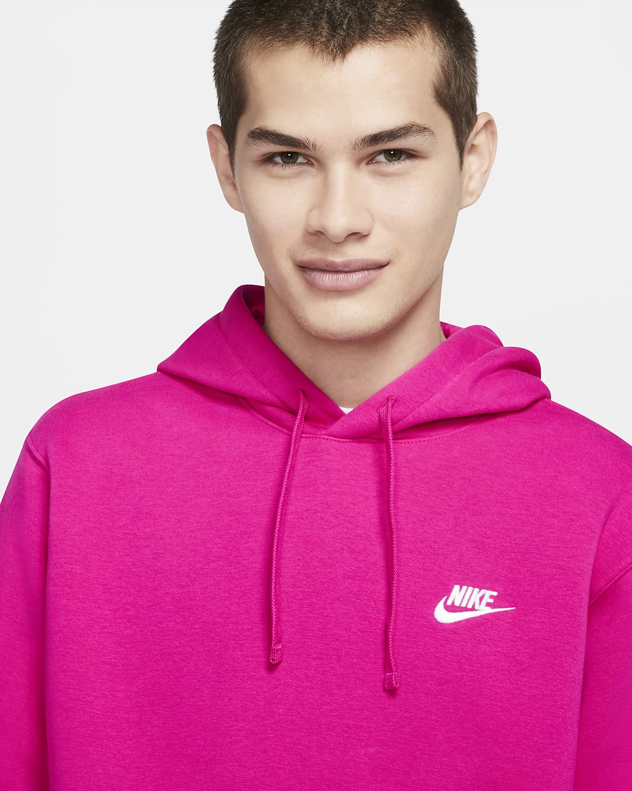 nike club fleece cowl hoodie