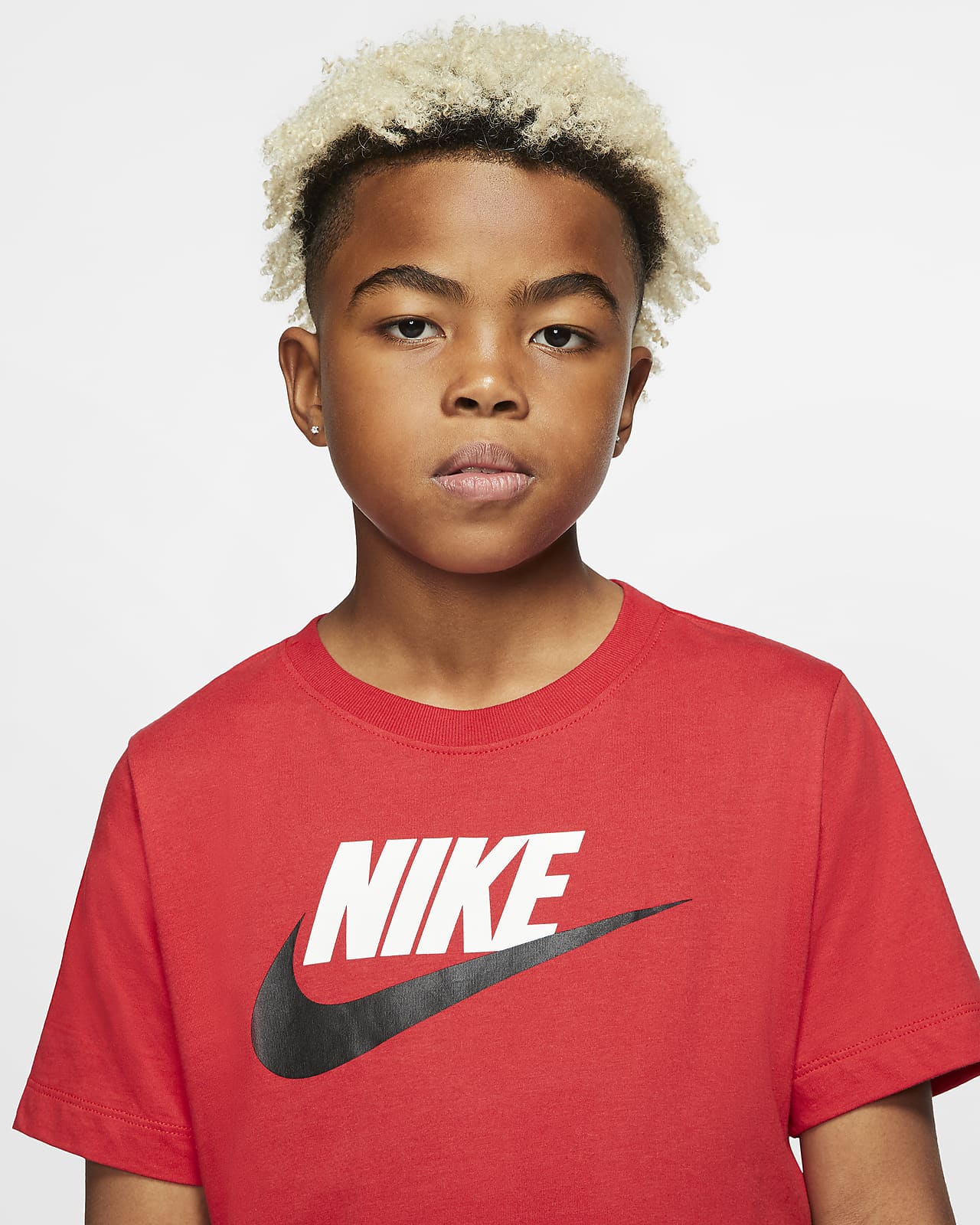 Nike Sportswear Older Kids' Cotton T-Shirt. Nike AU