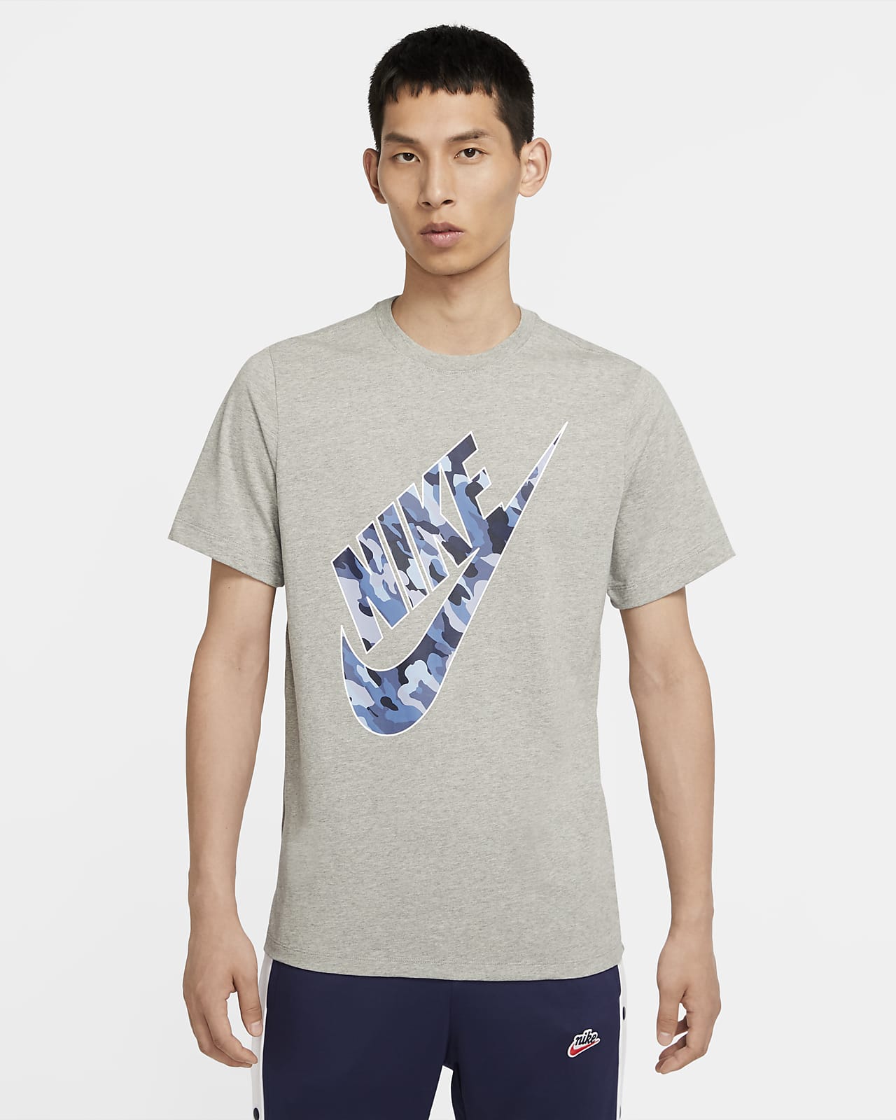 t shirt nike bleu homme