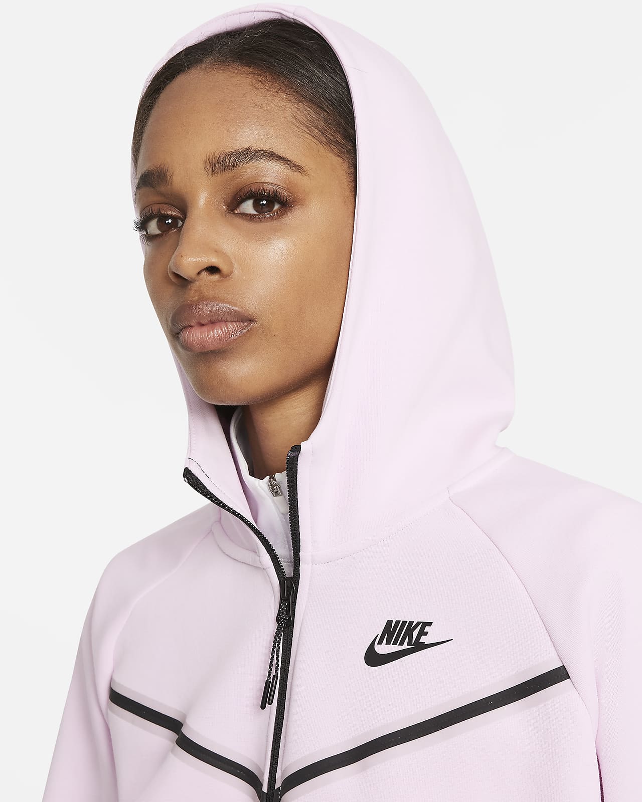 pink nike tech