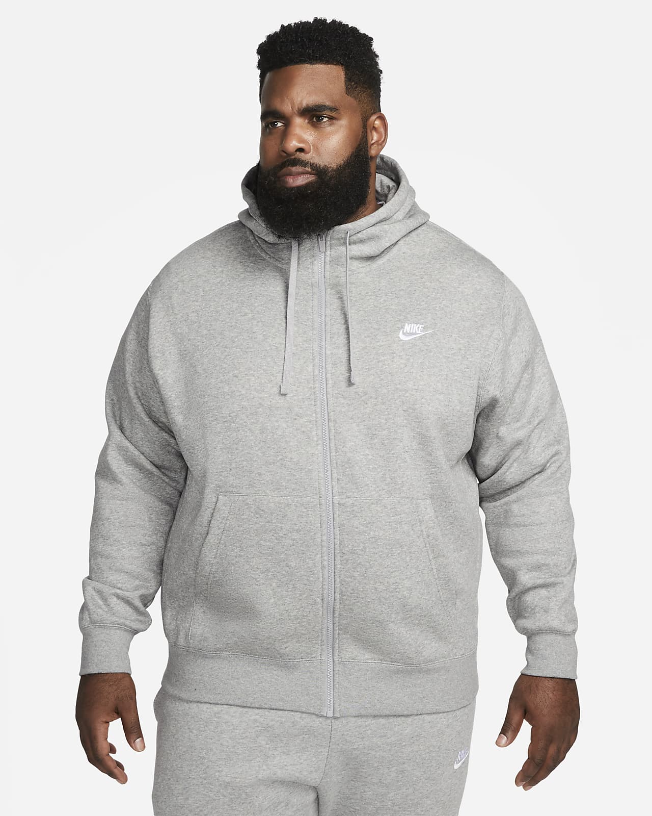 Nike Sportswear Fleece Full-Zip Hoodie. Nike