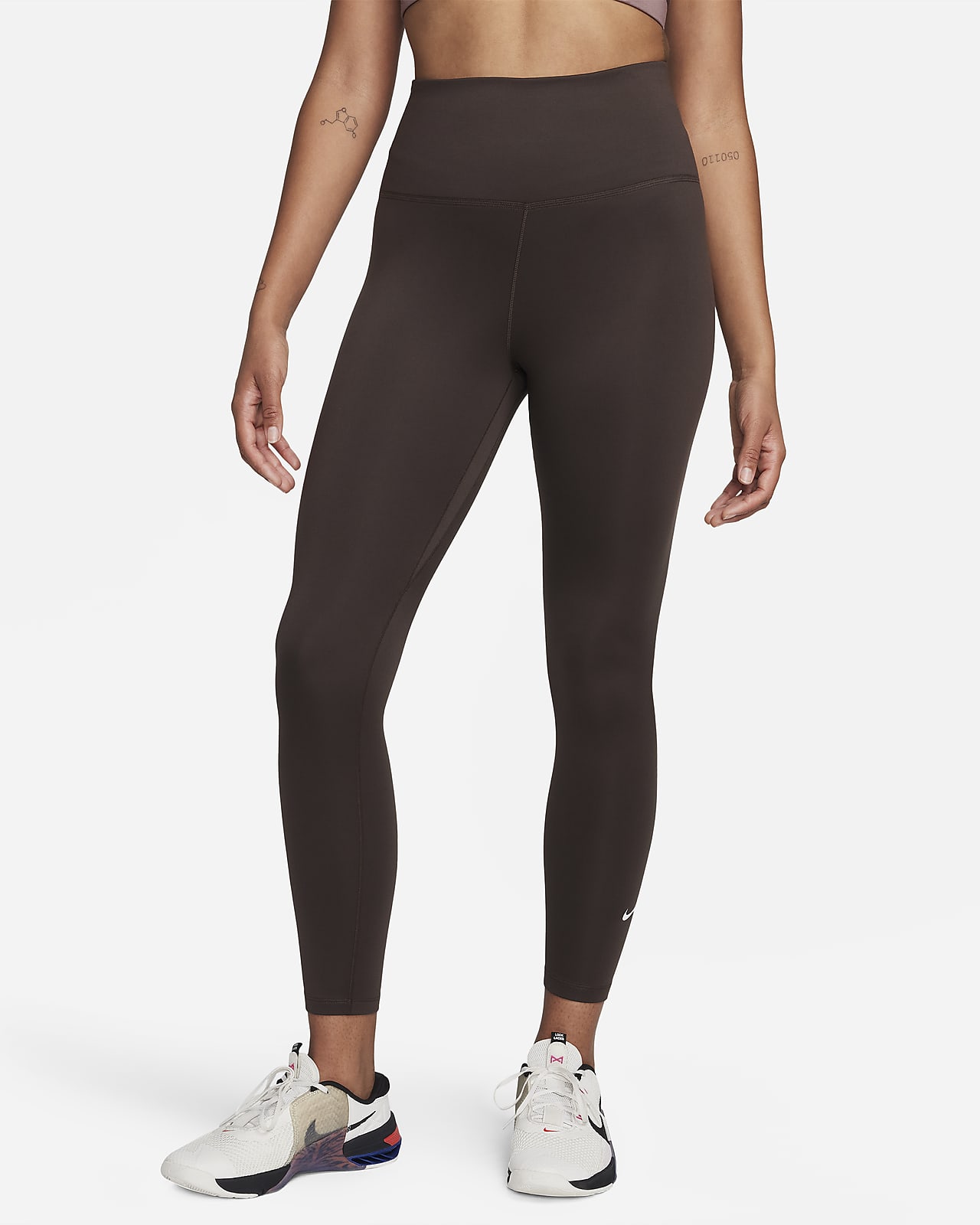 Nike Therma-FIT One Women's High-Waisted 7/8 Leggings. Nike BE
